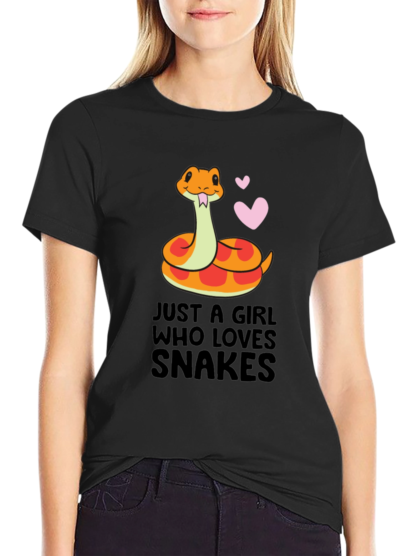 Just A Girl Who Loves Snakes T-Shirt