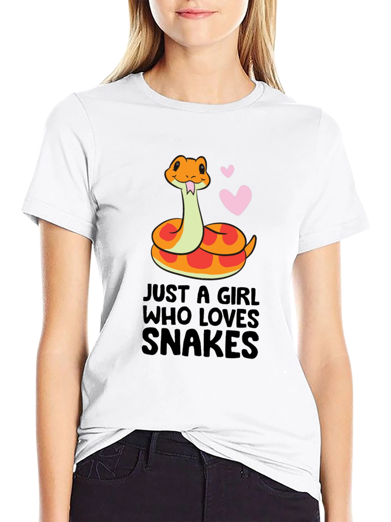 Just A Girl Who Loves Snakes T-Shirt