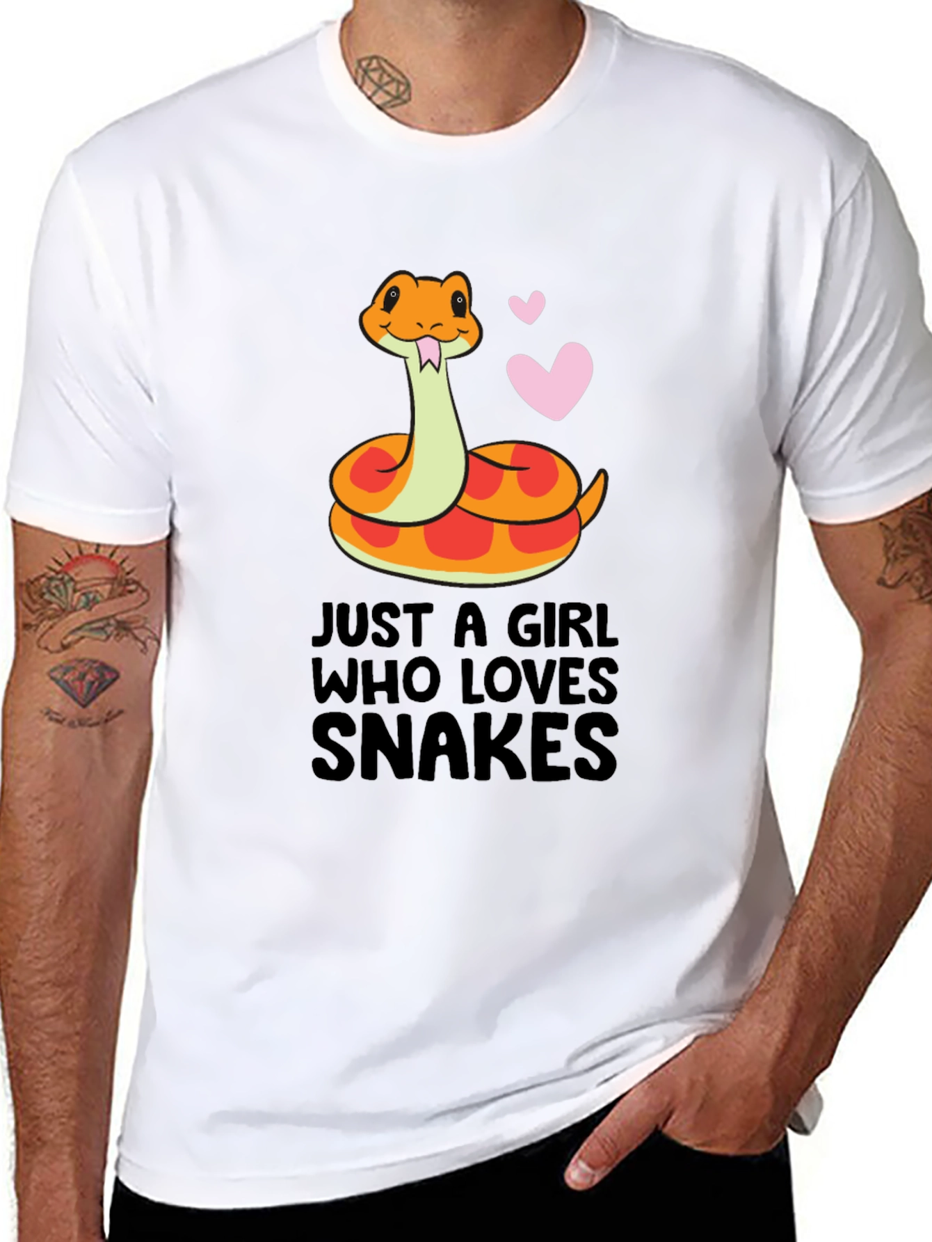 Just A Girl Who Loves Snakes T-Shirt