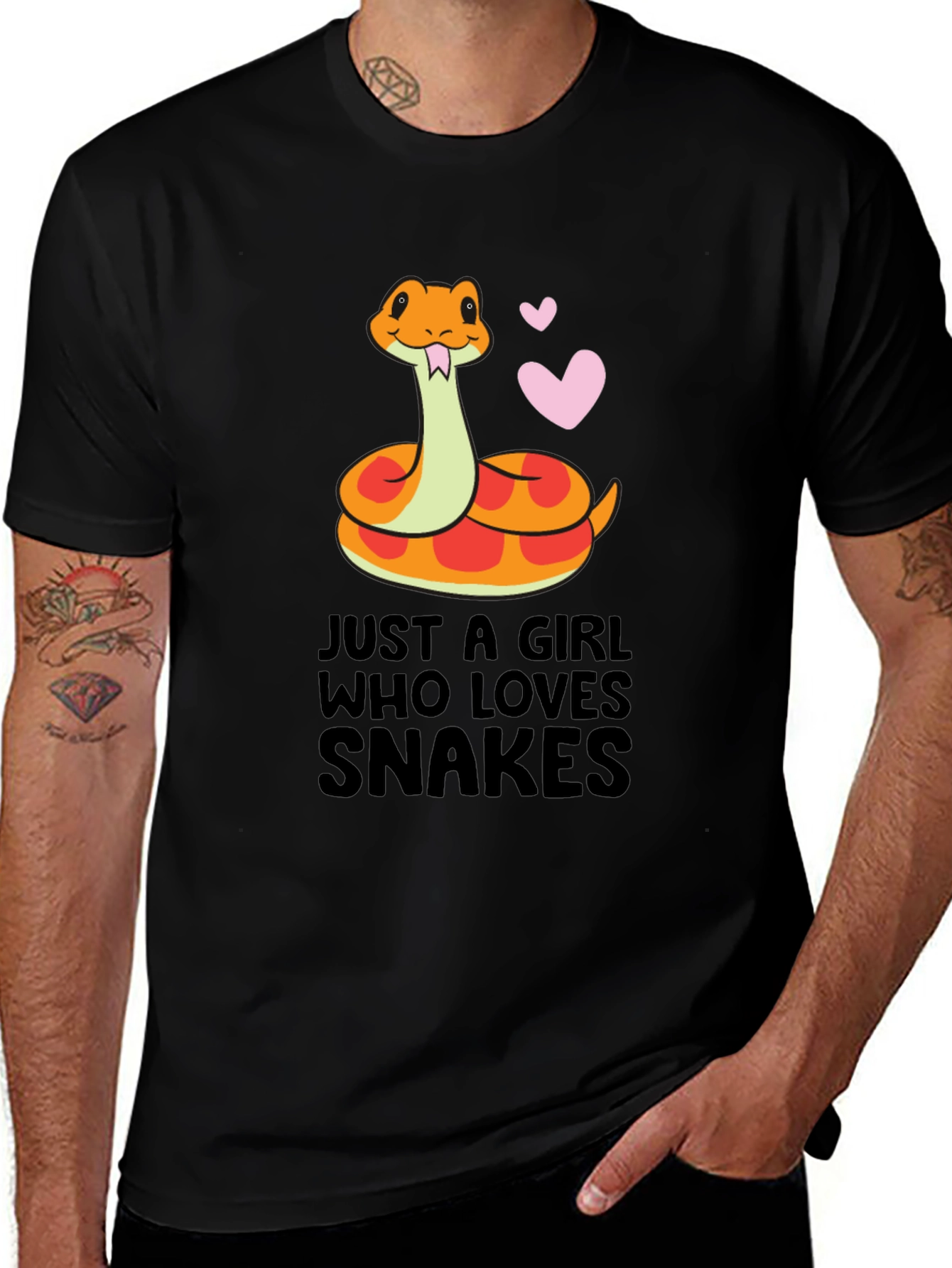 Just A Girl Who Loves Snakes T-Shirt