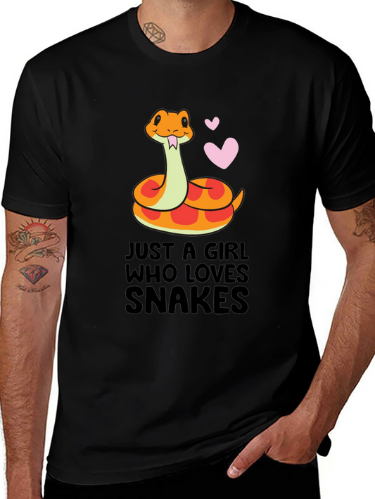 Just A Girl Who Loves Snakes T-Shirt