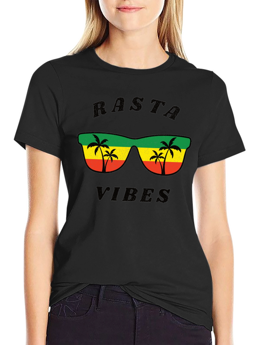 Rasta Vibes T-Shirt - Reggae Style Graphic Tee