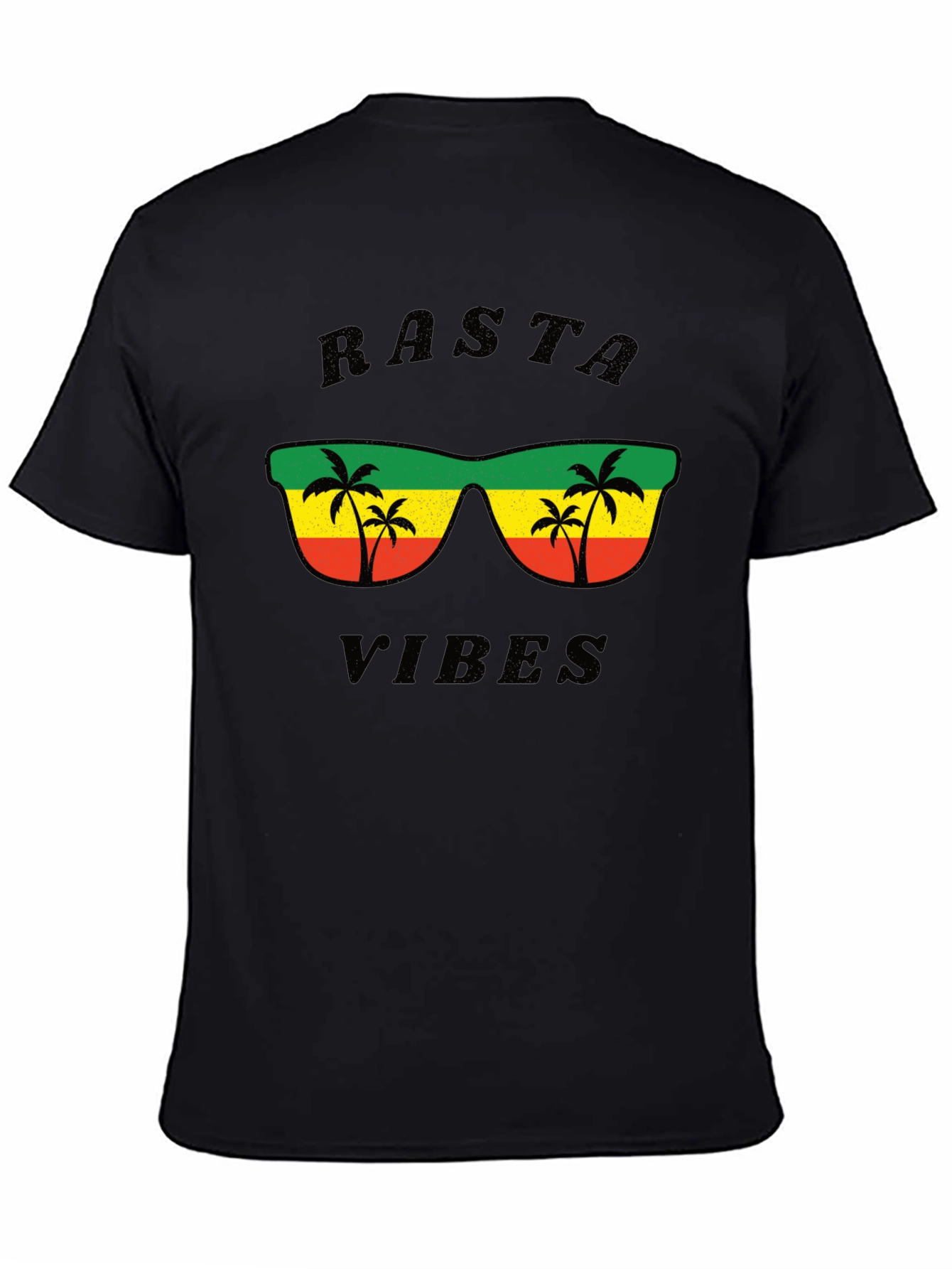 Rasta Vibes T-Shirt - Reggae Style Graphic Tee