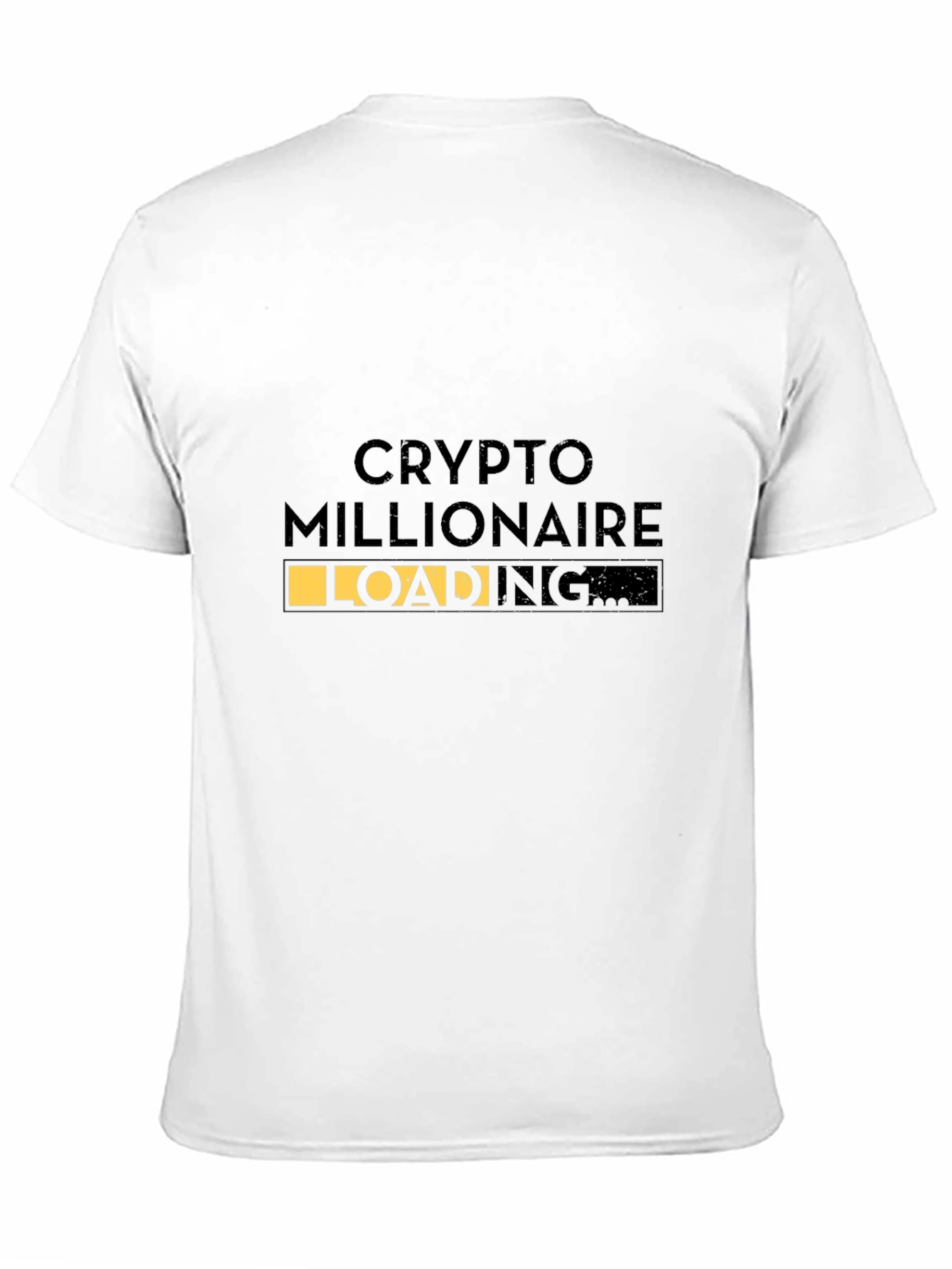 Crypto Millionaire Loading Black T-Shirt