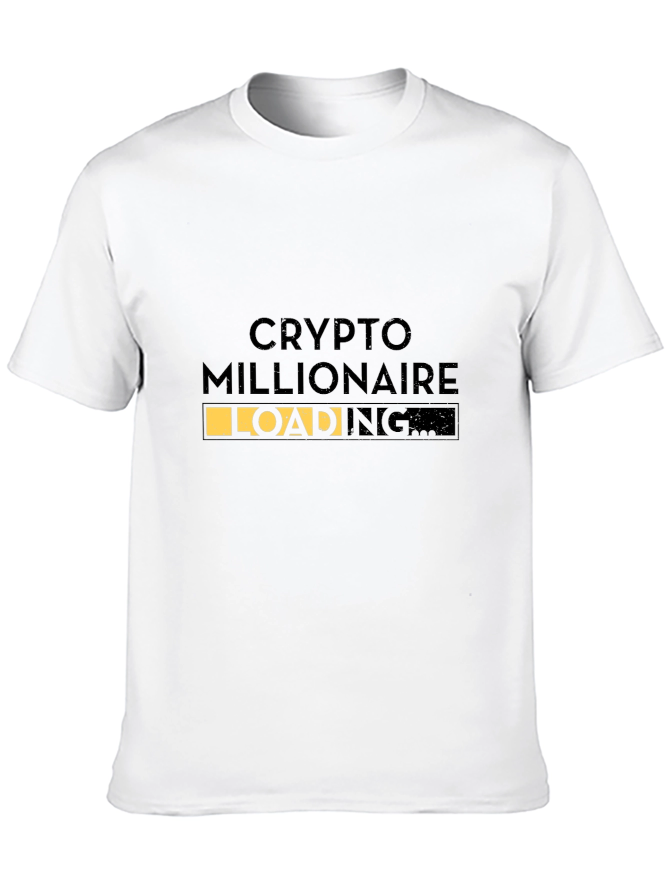 Crypto Millionaire Loading Black T-Shirt