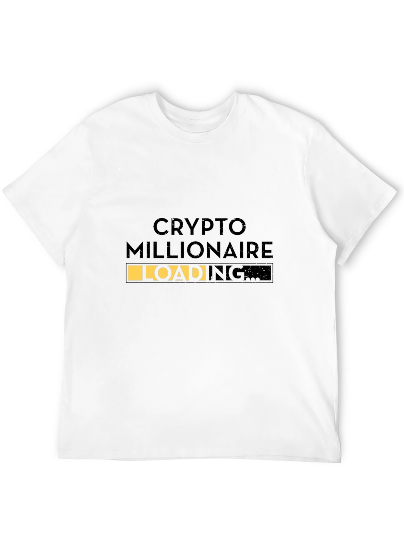 Crypto Millionaire Loading Black T-Shirt