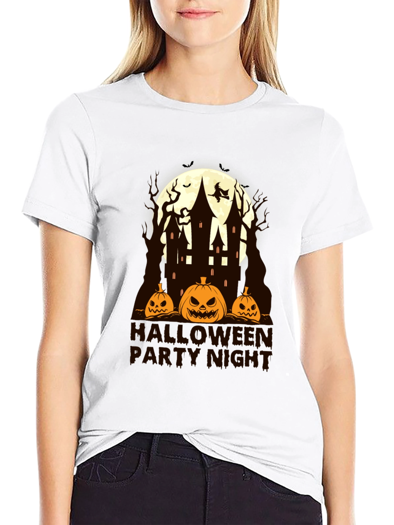 Halloween Party Night Black T-Shirt