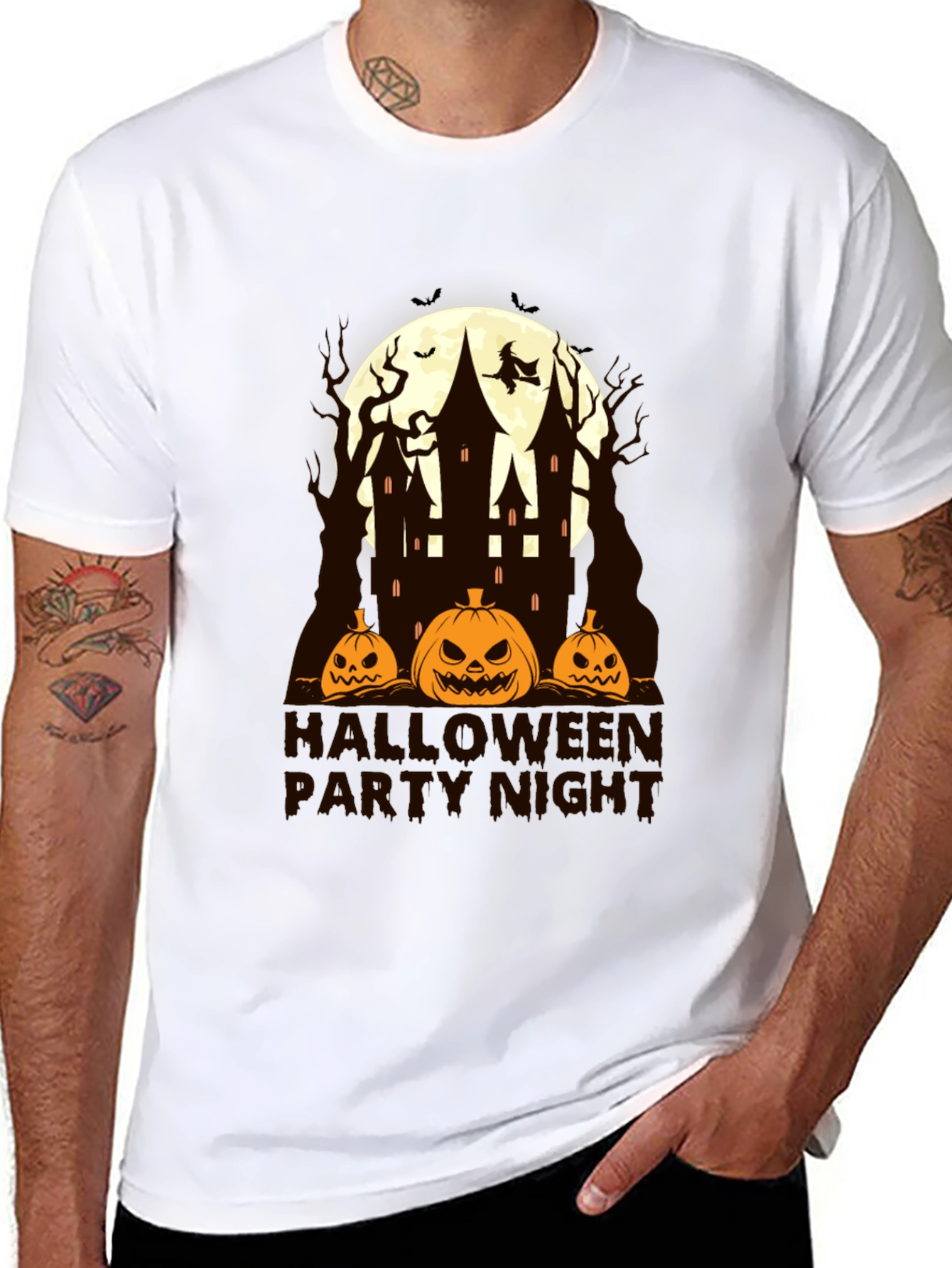Halloween Party Night Black T-Shirt