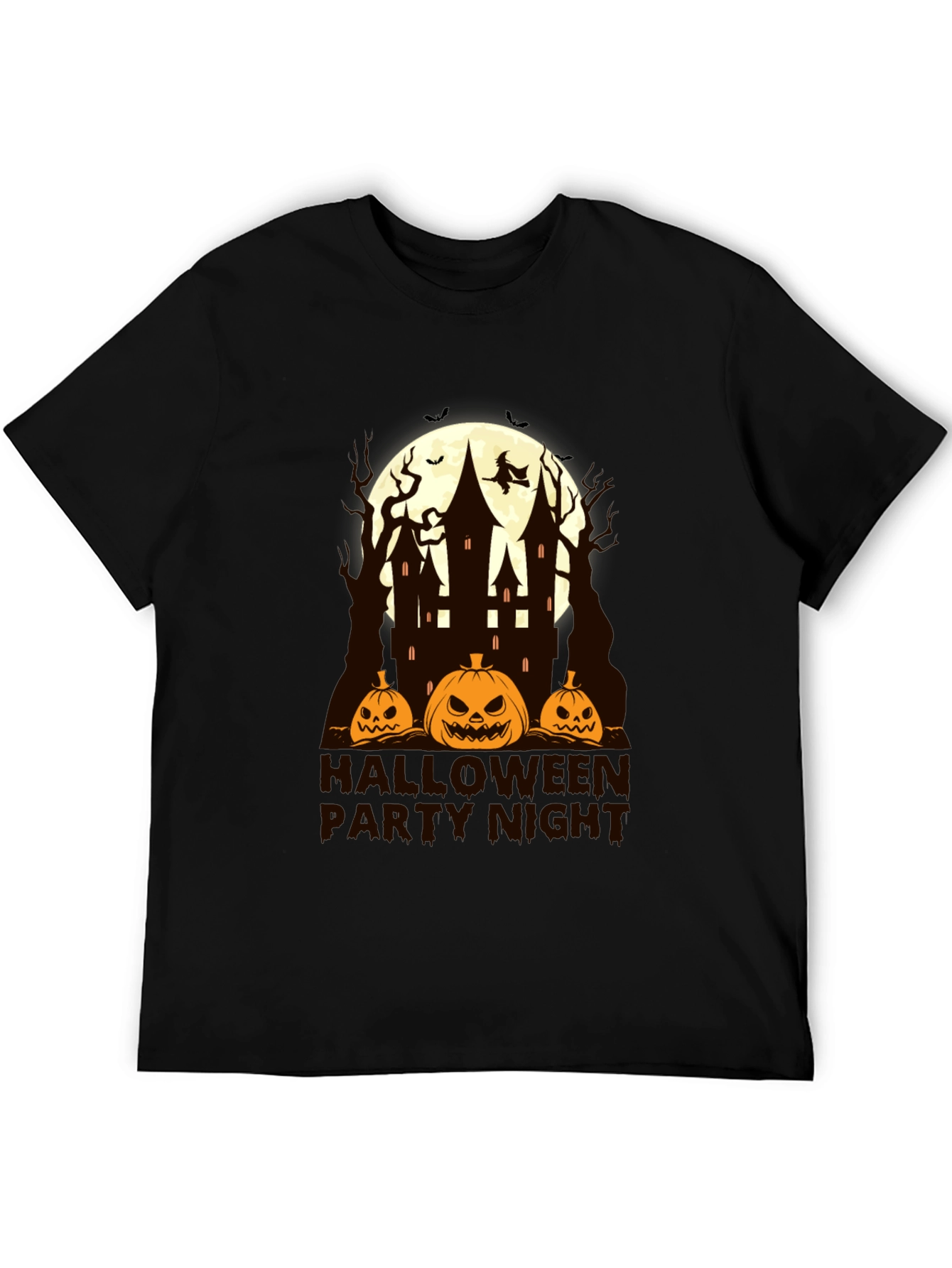 Halloween Party Night Black T-Shirt