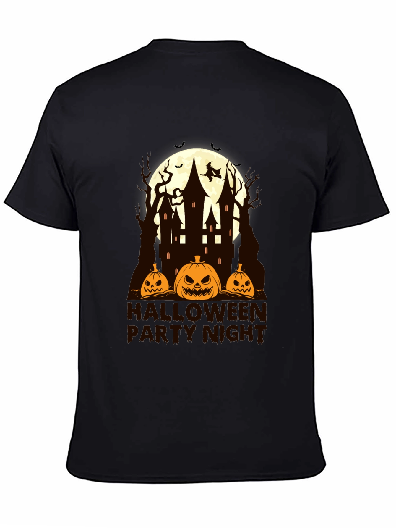Halloween Party Night Black T-Shirt