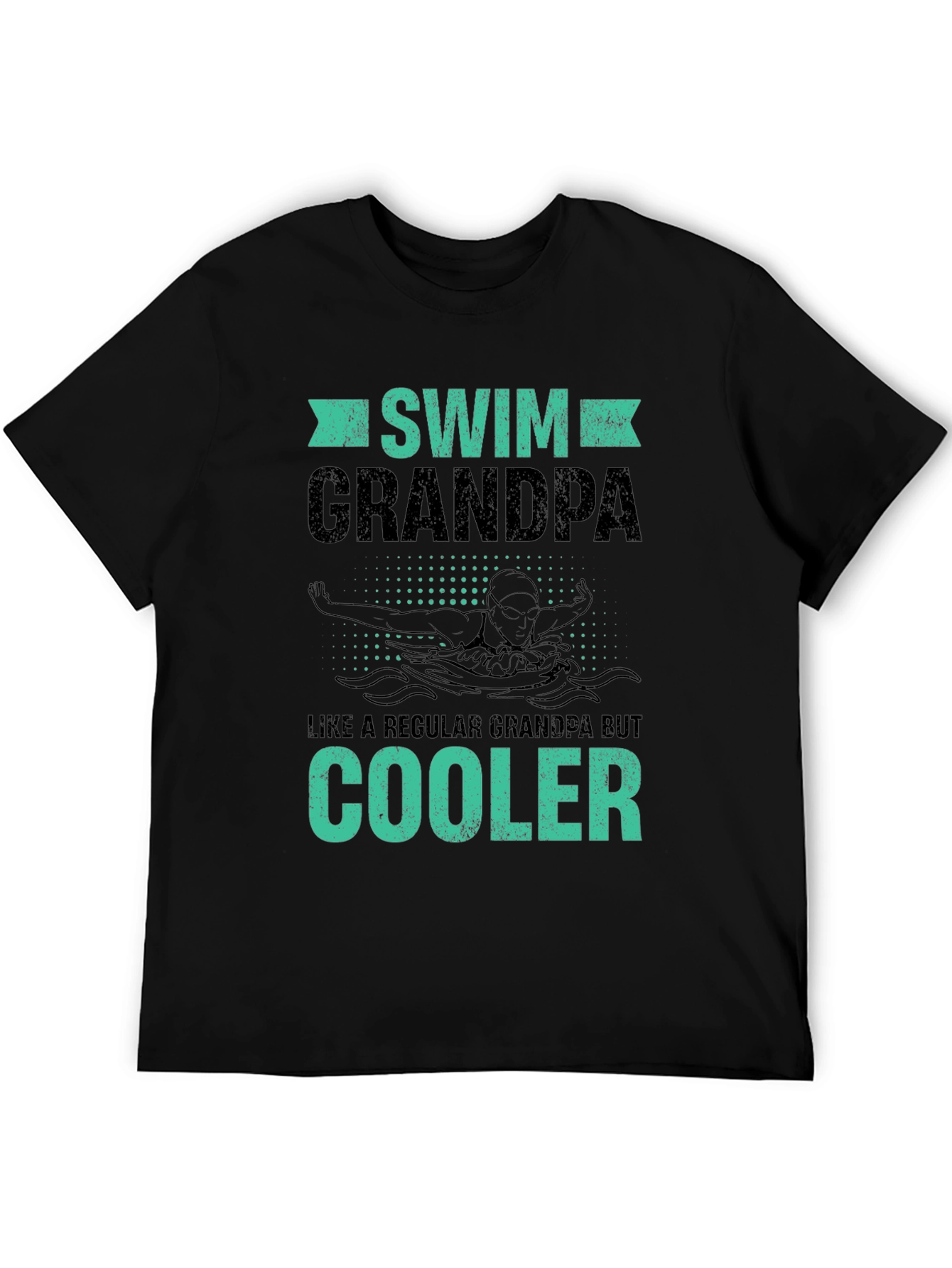 Swim Grandpa T-Shirt - Cool Grandpa Swimmer Gift