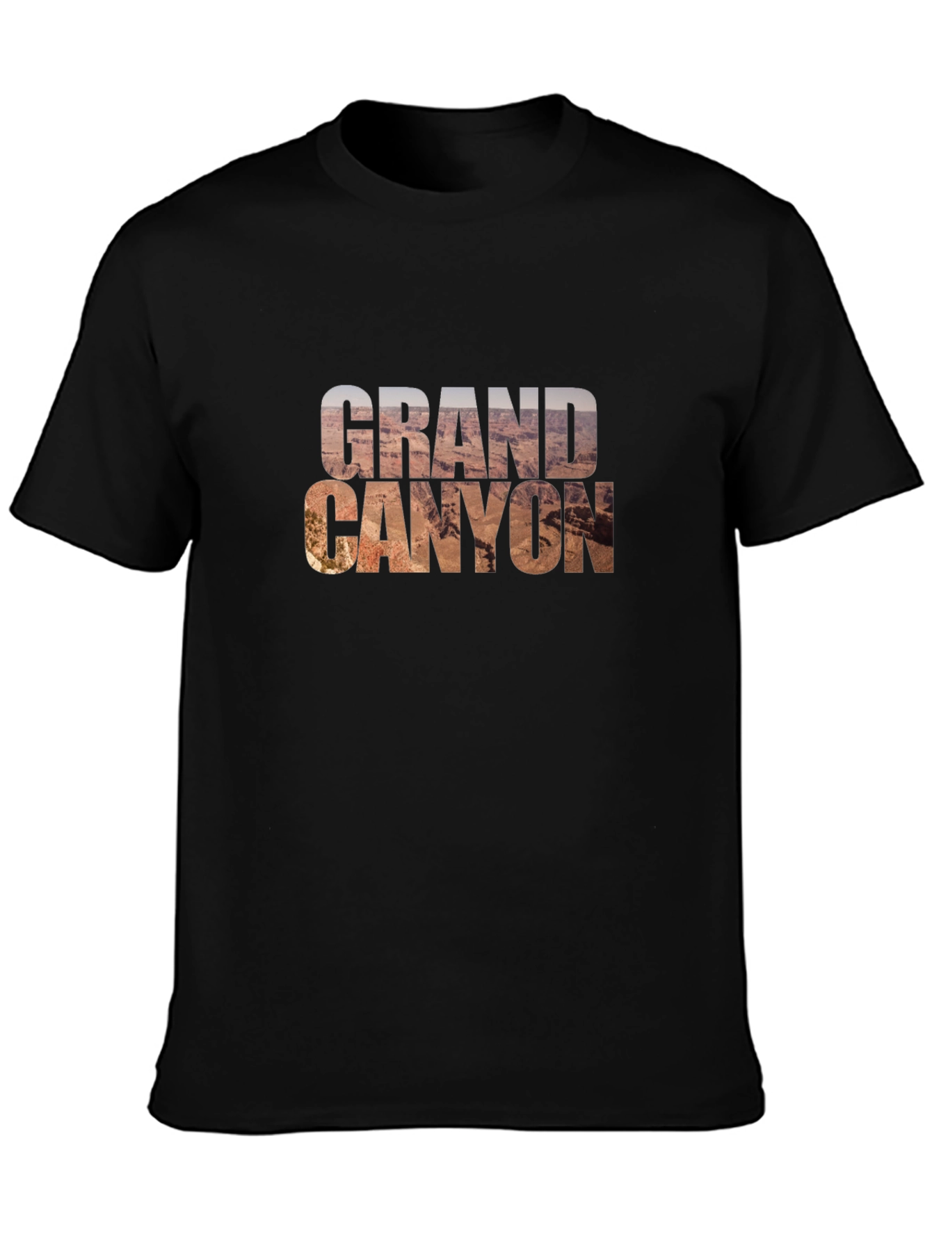Grand Canyon Black Graphic T-Shirt
