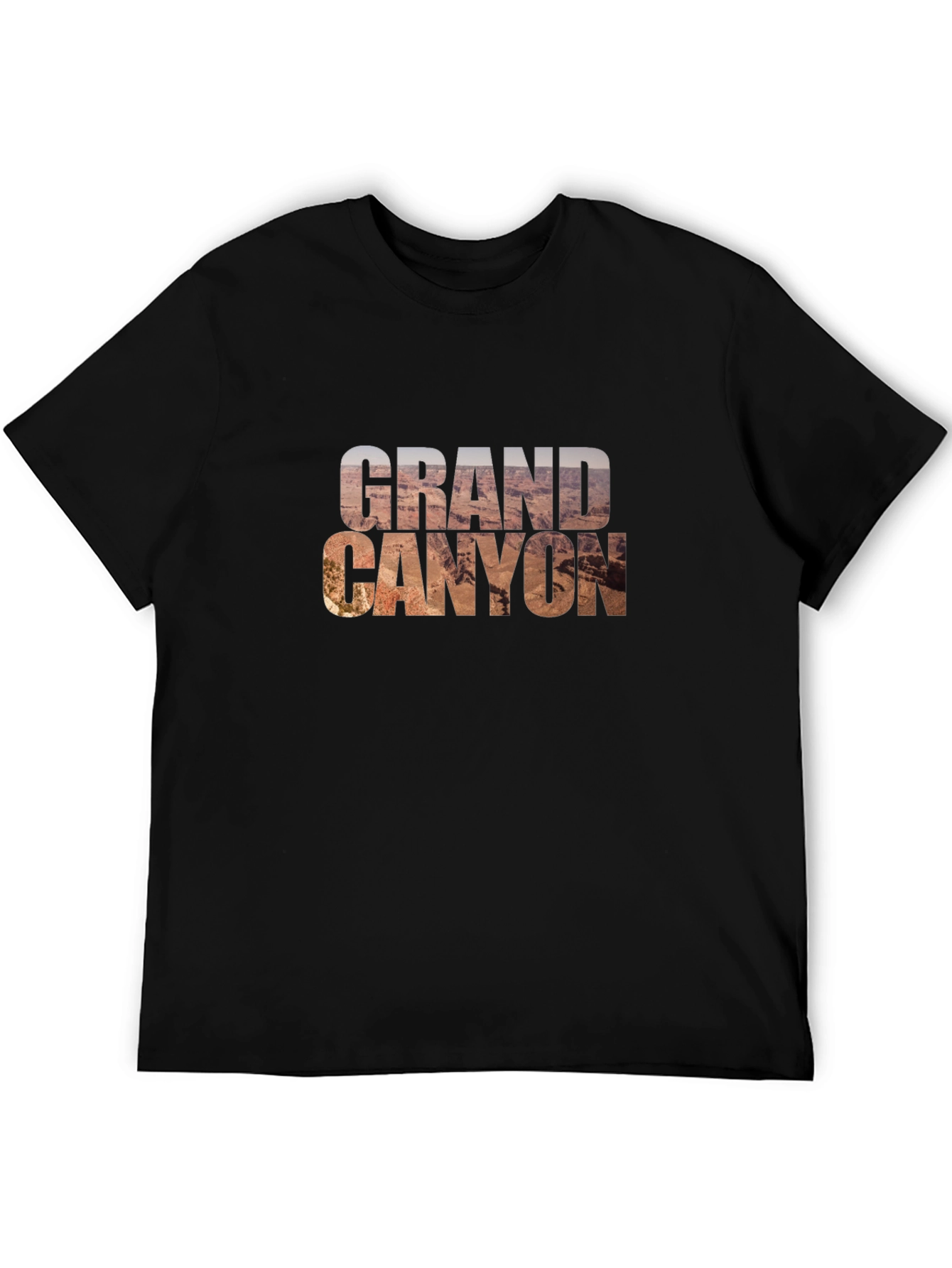 Grand Canyon Black Graphic T-Shirt