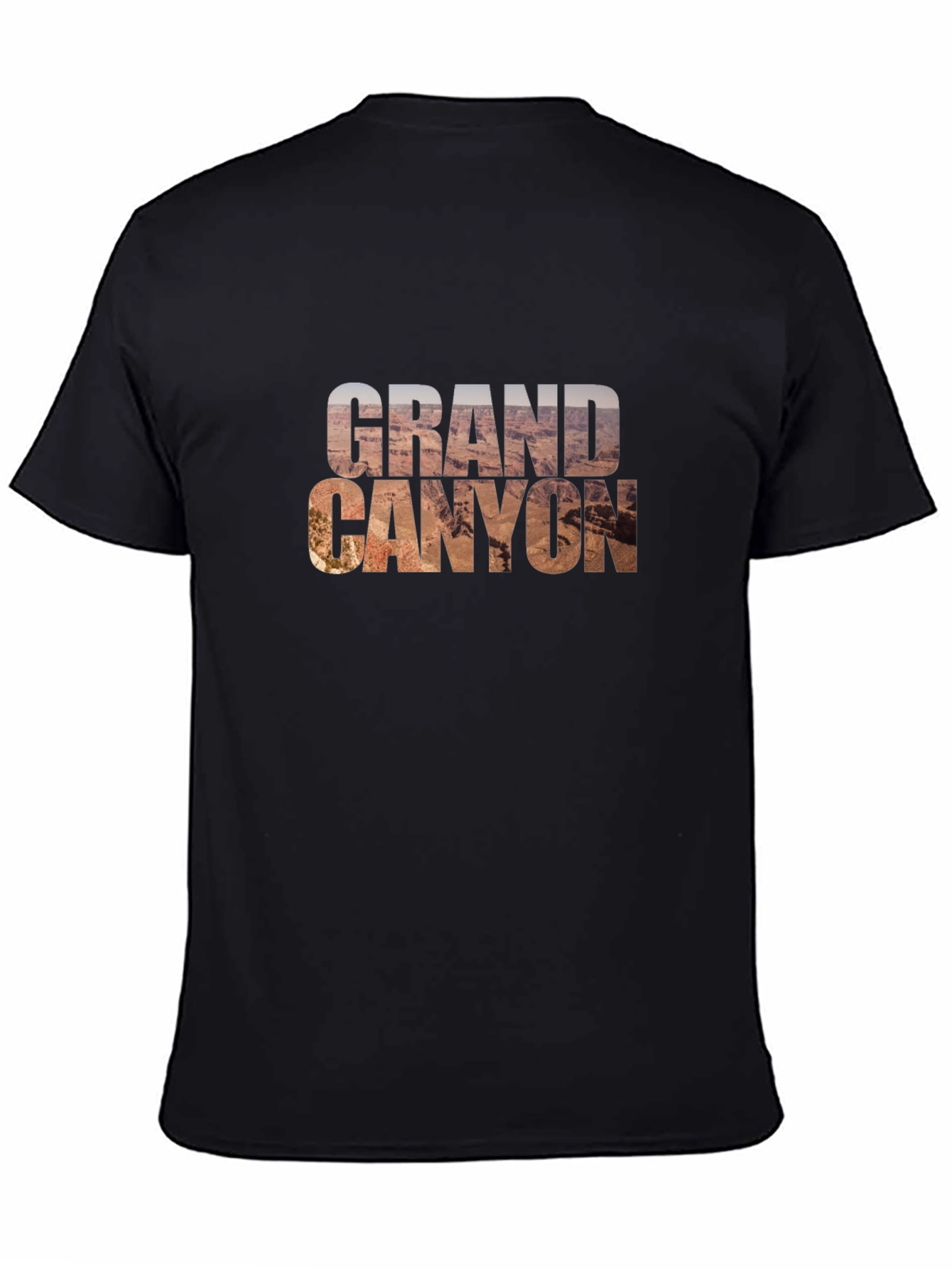 Grand Canyon Black Graphic T-Shirt