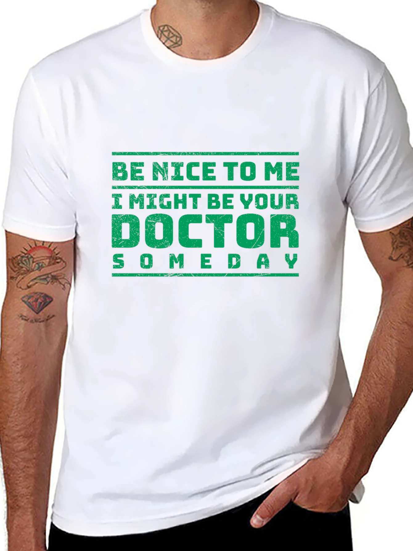 Funny Doctor T-Shirt - Be Nice To Me!