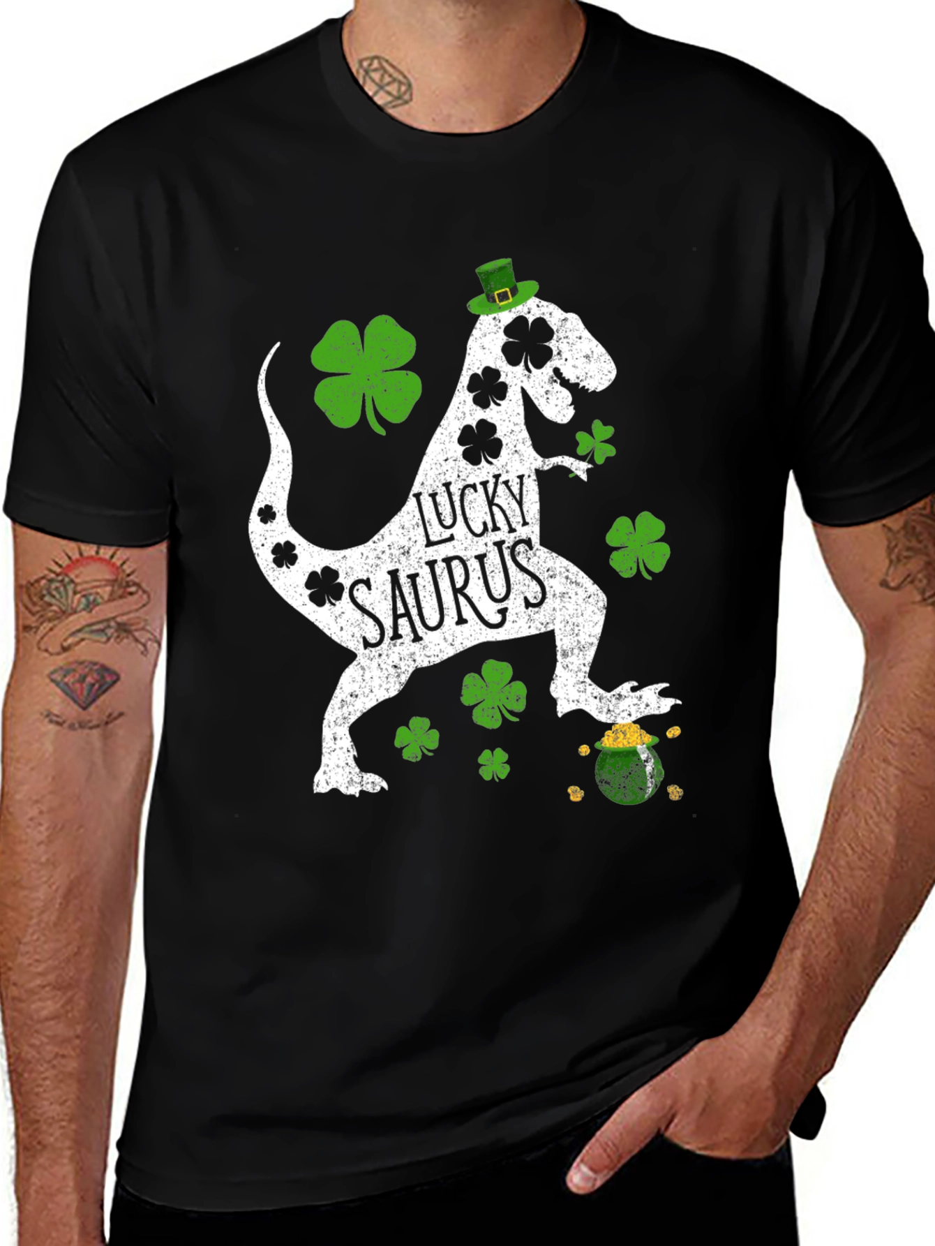 Lucky Saurus St. Patricks Day T-Shirt