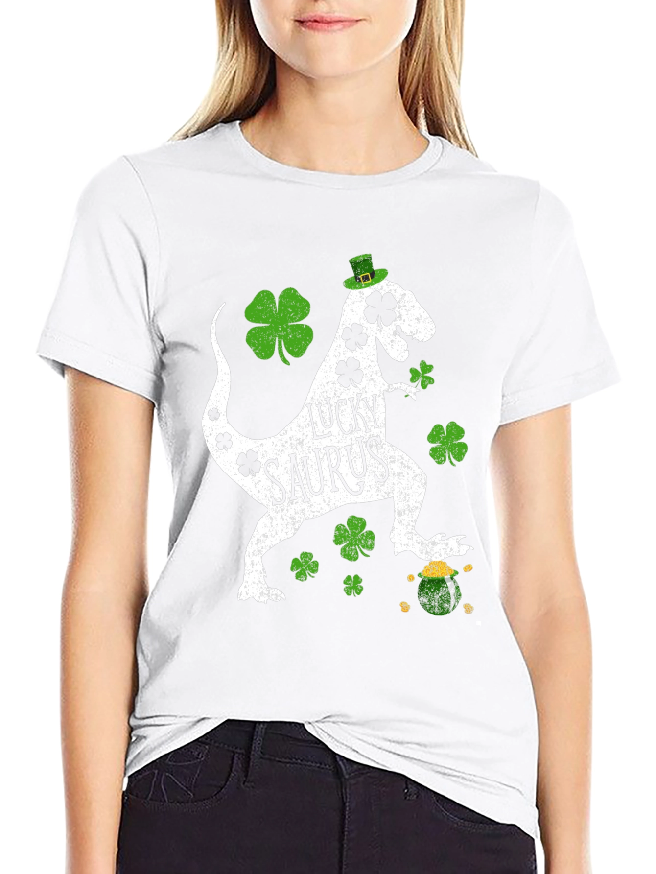 Lucky Saurus St. Patricks Day T-Shirt