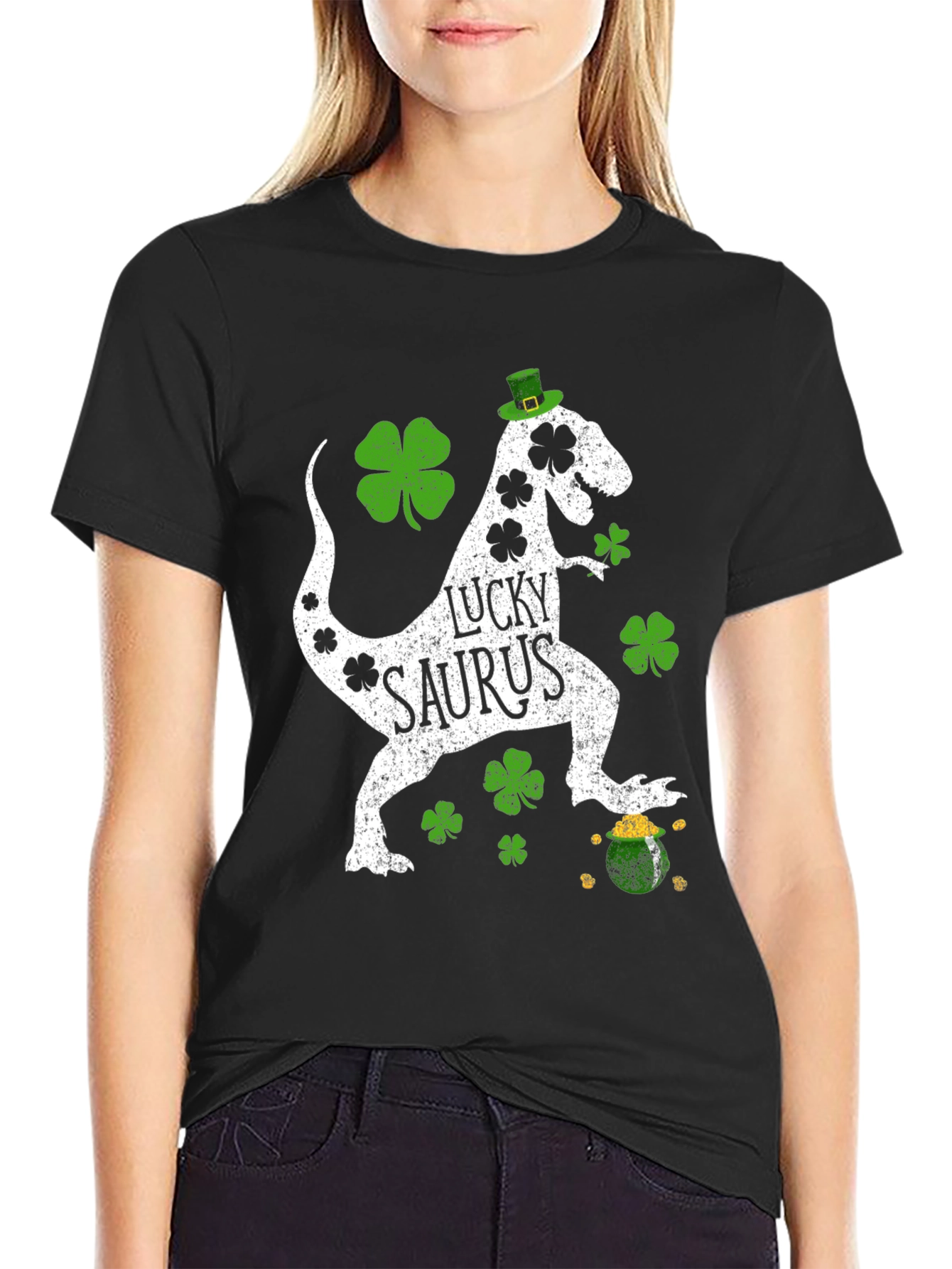 Lucky Saurus St. Patricks Day T-Shirt