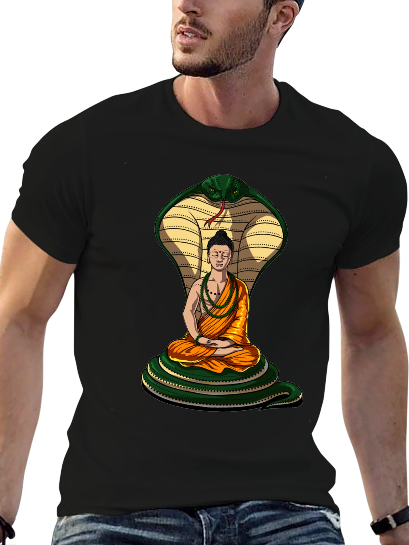 Buddha Cobra T-Shirt - Meditate in Style!