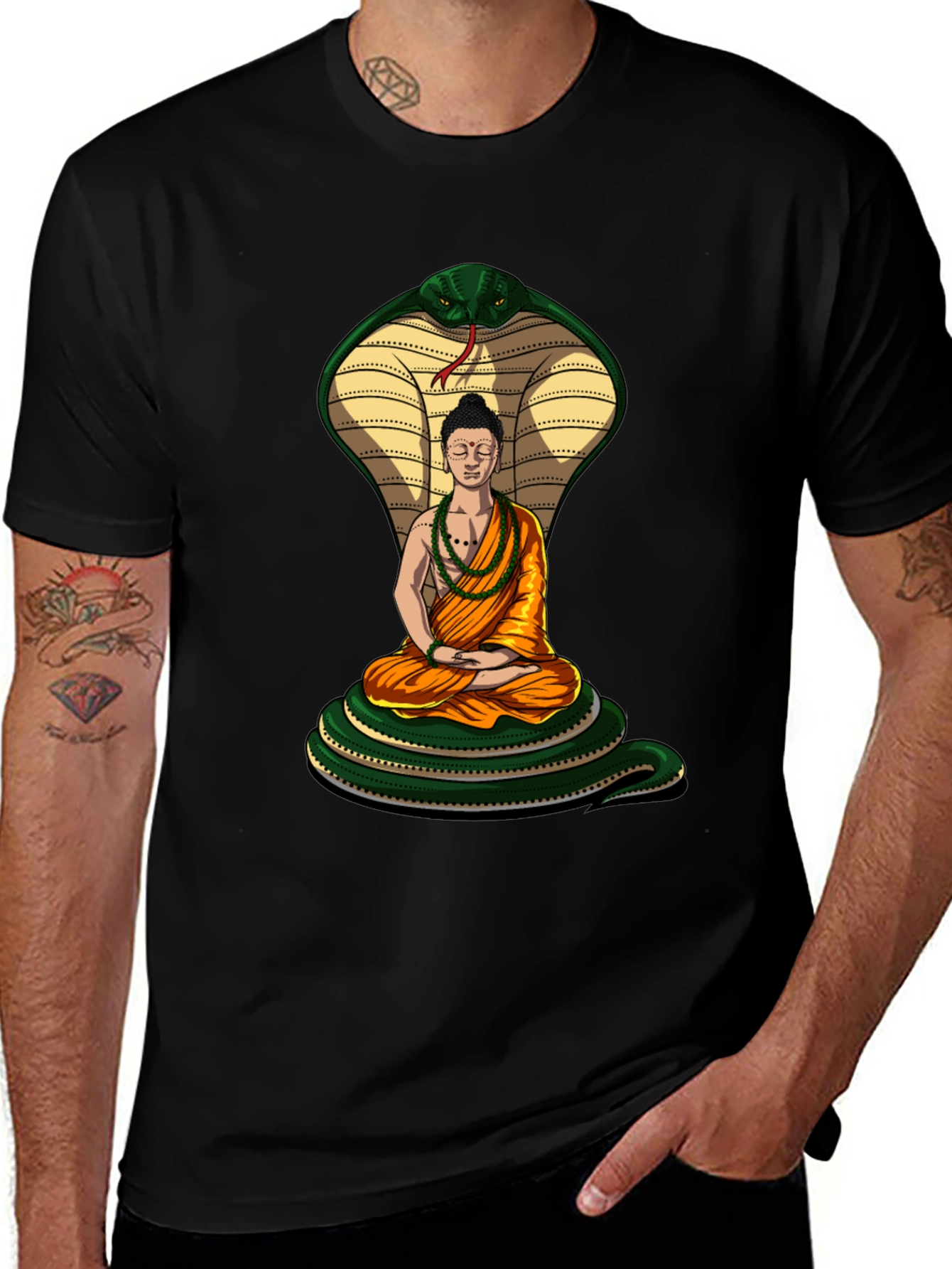 Buddha Cobra T-Shirt - Meditate in Style!