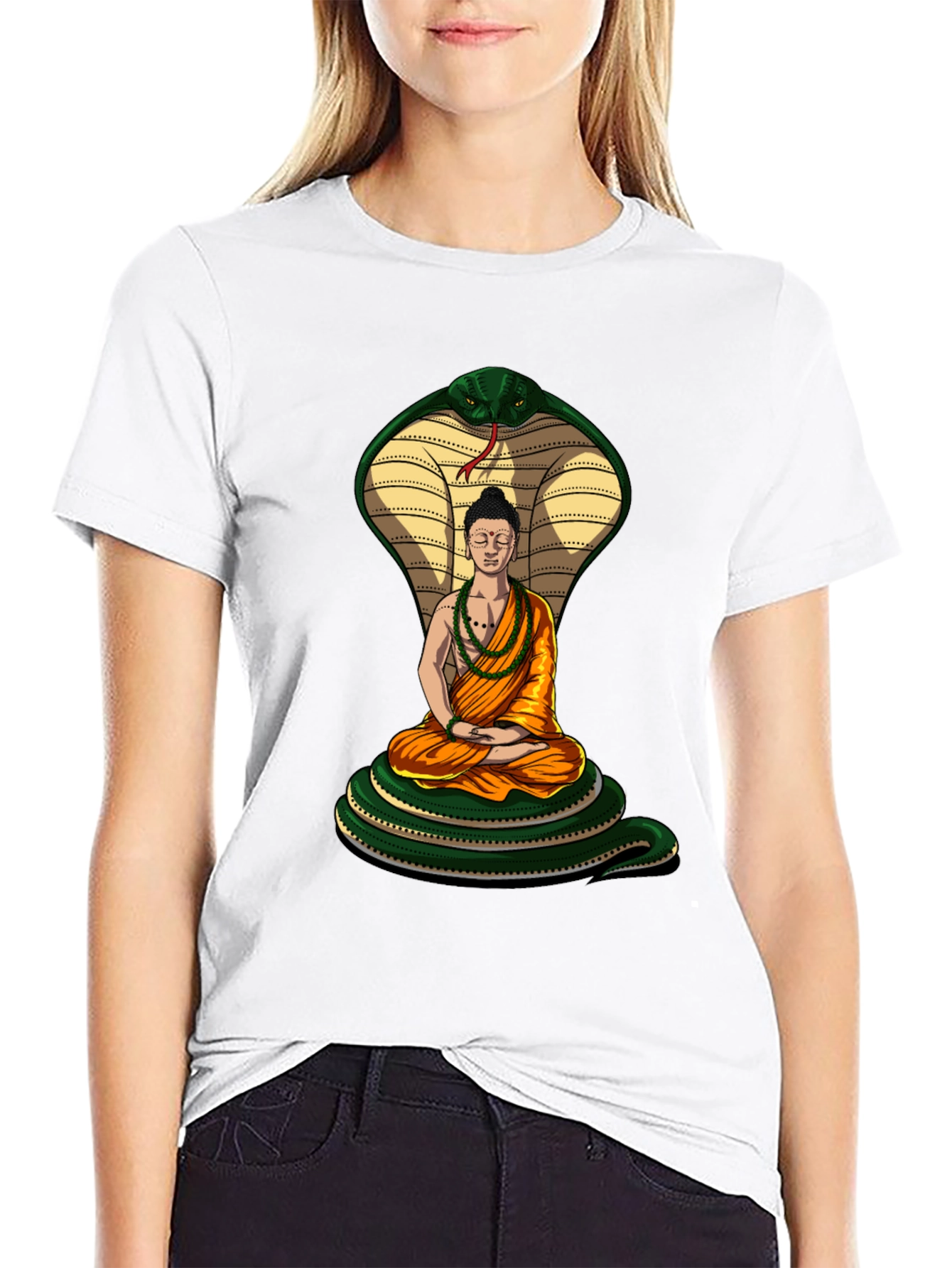 Buddha Cobra T-Shirt - Meditate in Style!