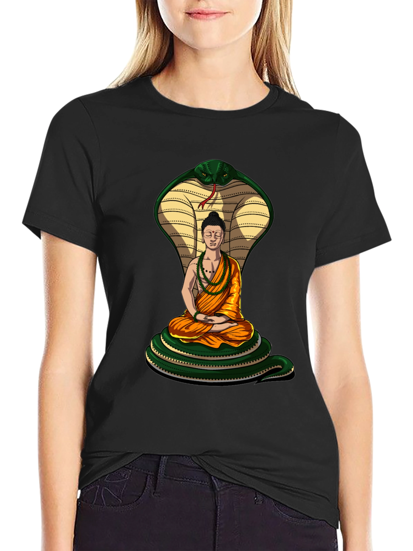 Buddha Cobra T-Shirt - Meditate in Style!