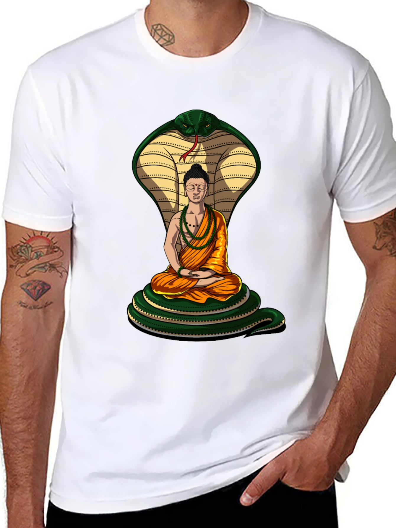 Buddha Cobra T-Shirt - Meditate in Style!