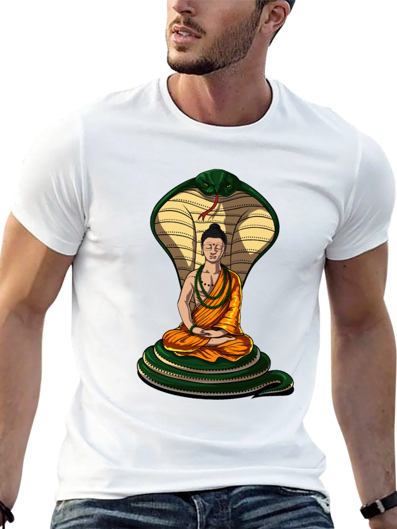 Buddha Cobra T-Shirt - Meditate in Style!