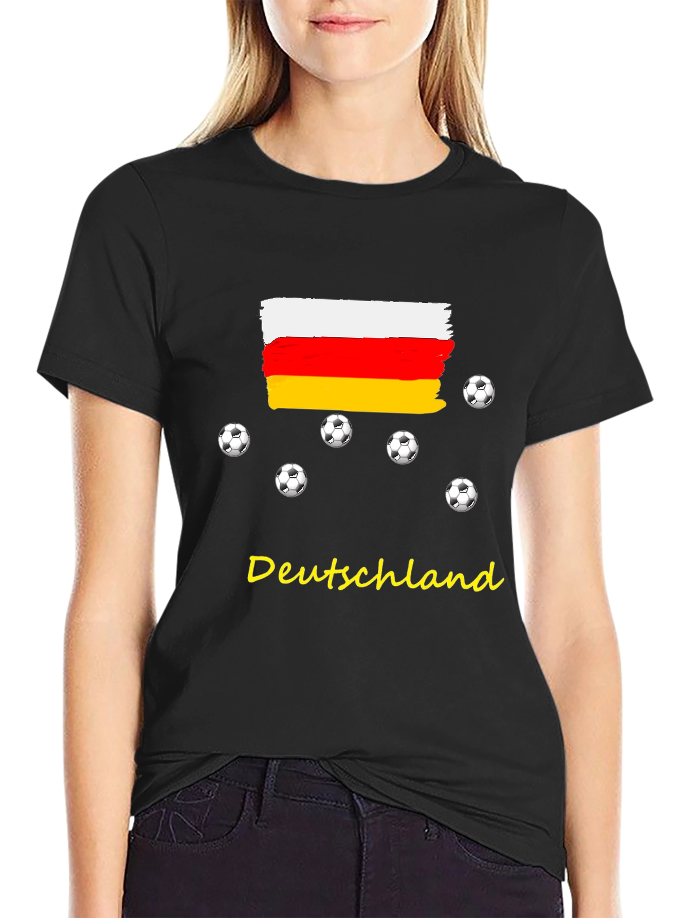 Deutschland Soccer Fan T-Shirt Germany Football Tee