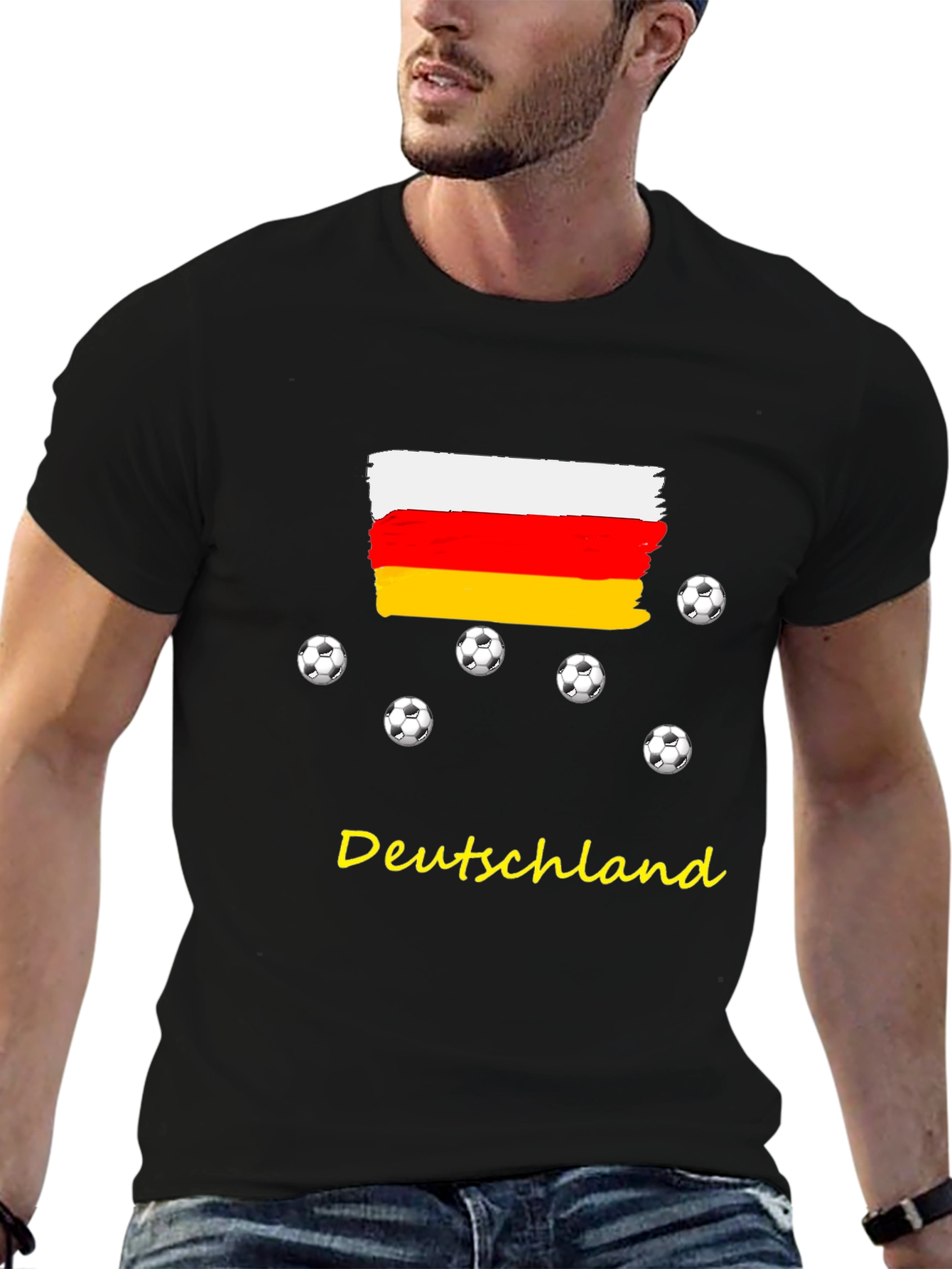 Deutschland Soccer Fan T-Shirt Germany Football Tee