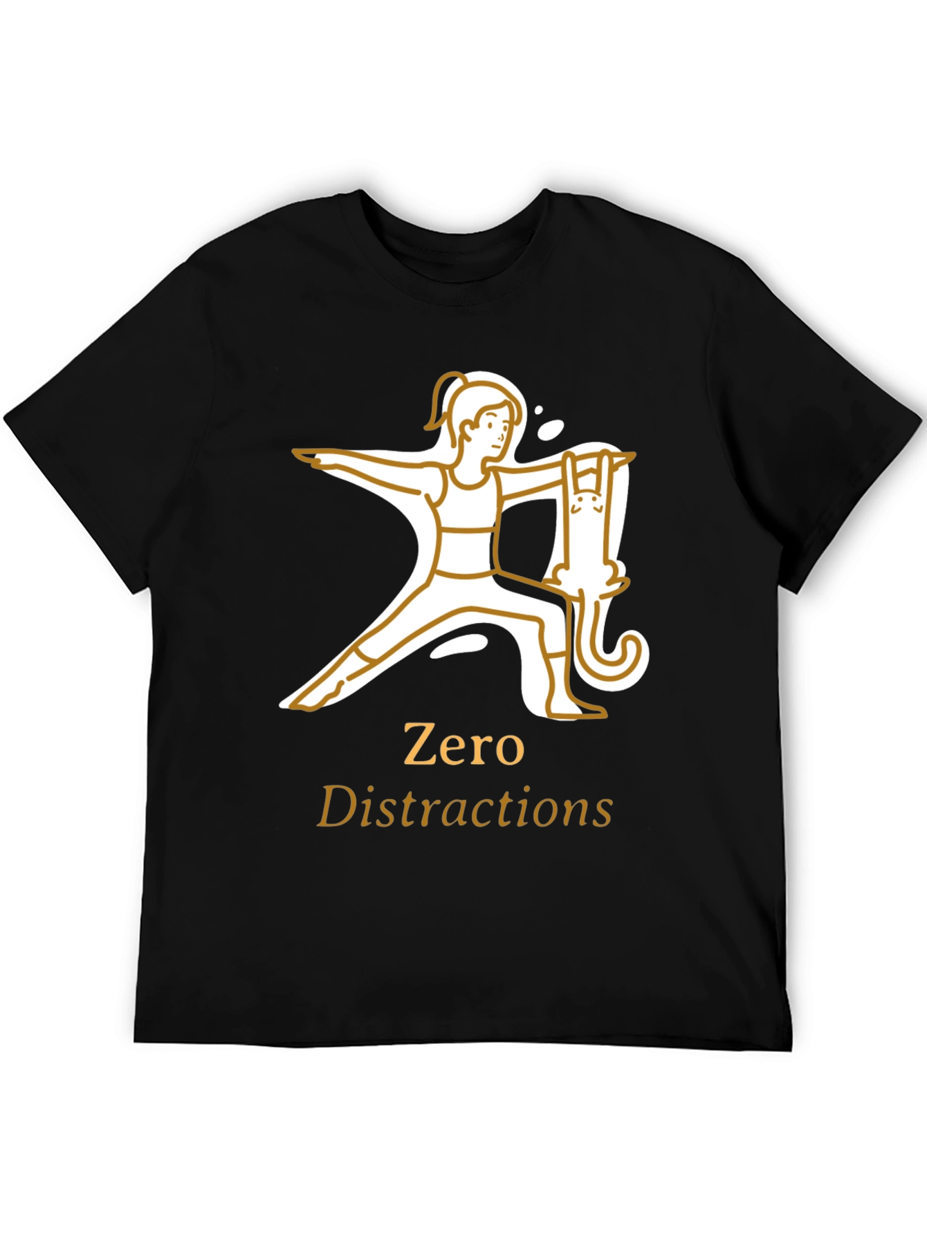 Zero Distractions Yoga T-Shirt