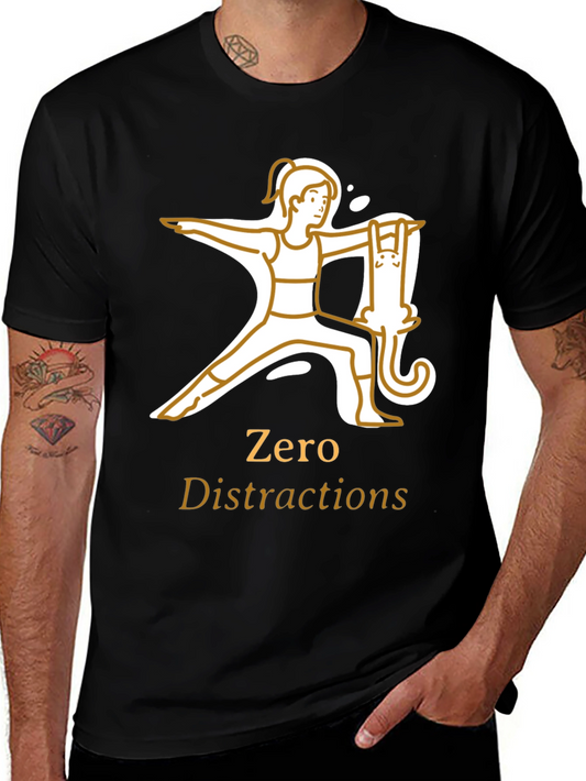 Zero Distractions Yoga T-Shirt