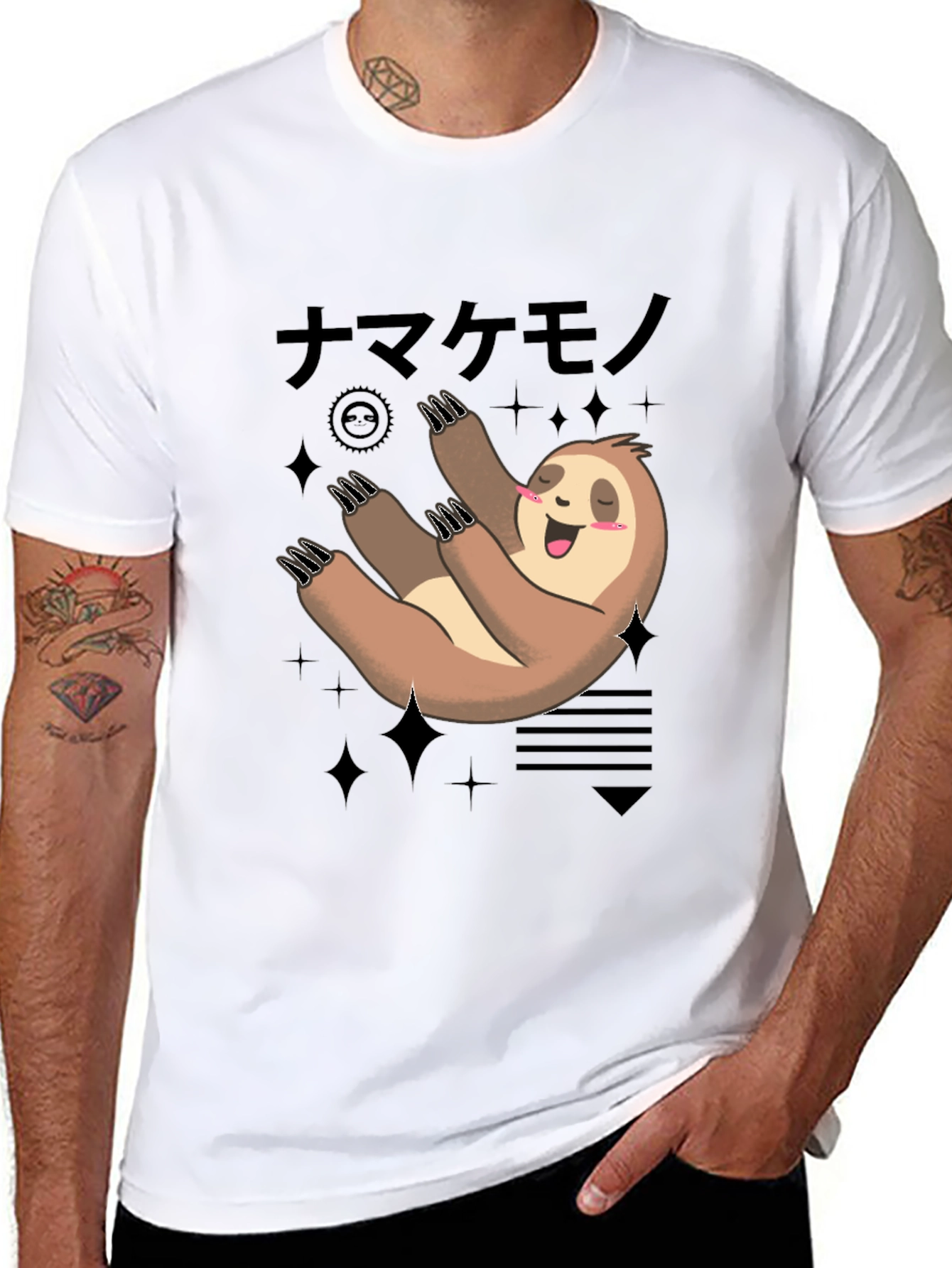 Cute Sloth T-Shirt - Relaxed Kawaii Style