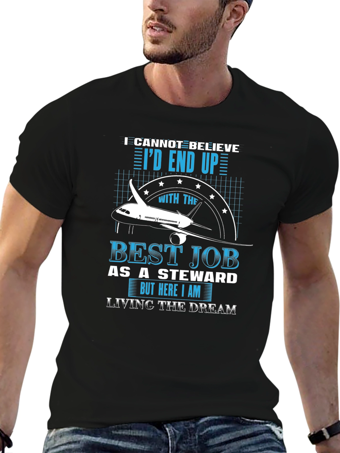 Steward T-Shirt - Living the Dream