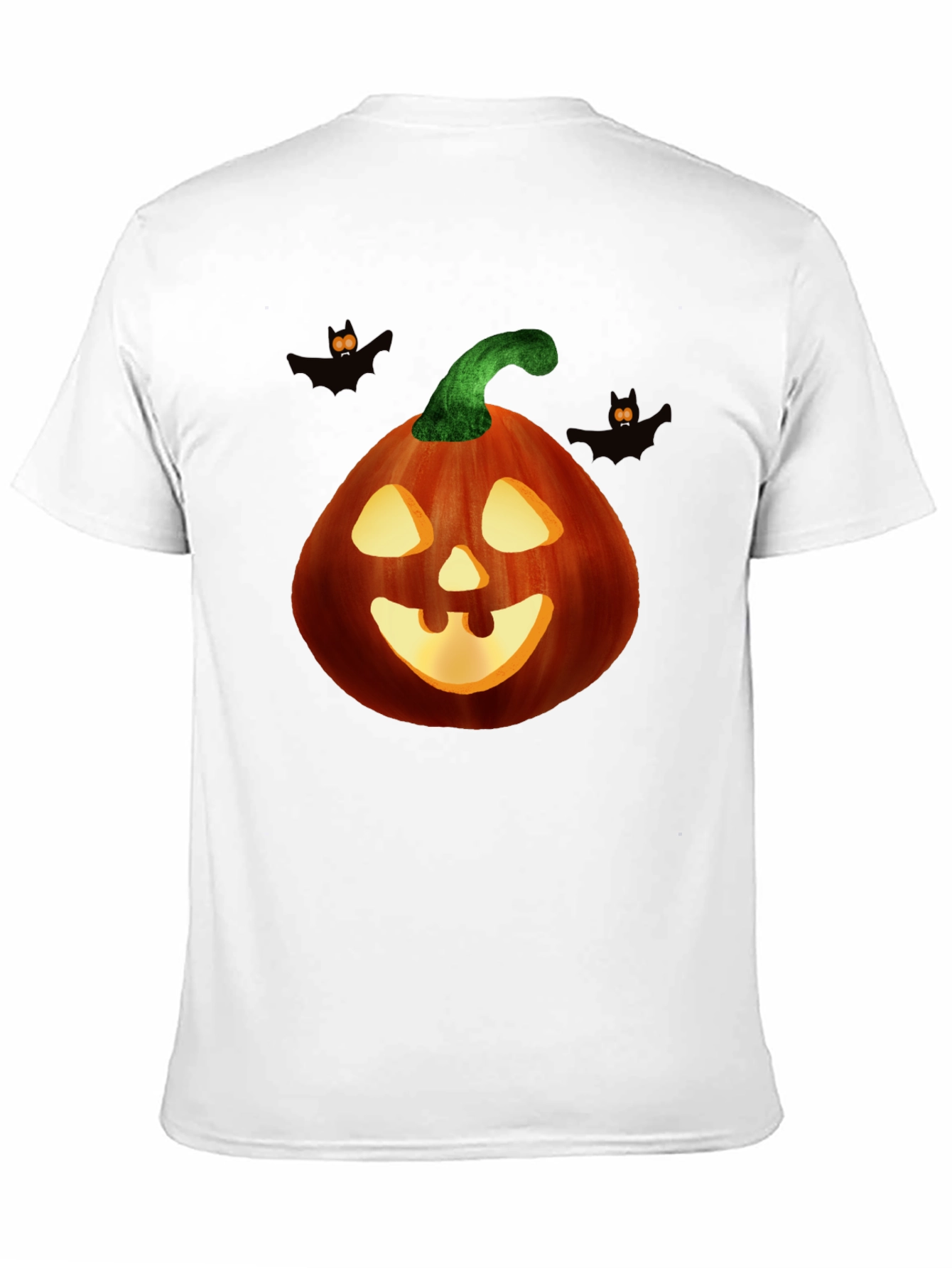 Halloween Pumpkin Graphic Tee - Spooky Season Style