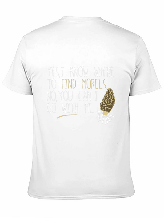 Morels Hunting T-Shirt - Funny Mushroom Hunter Tee