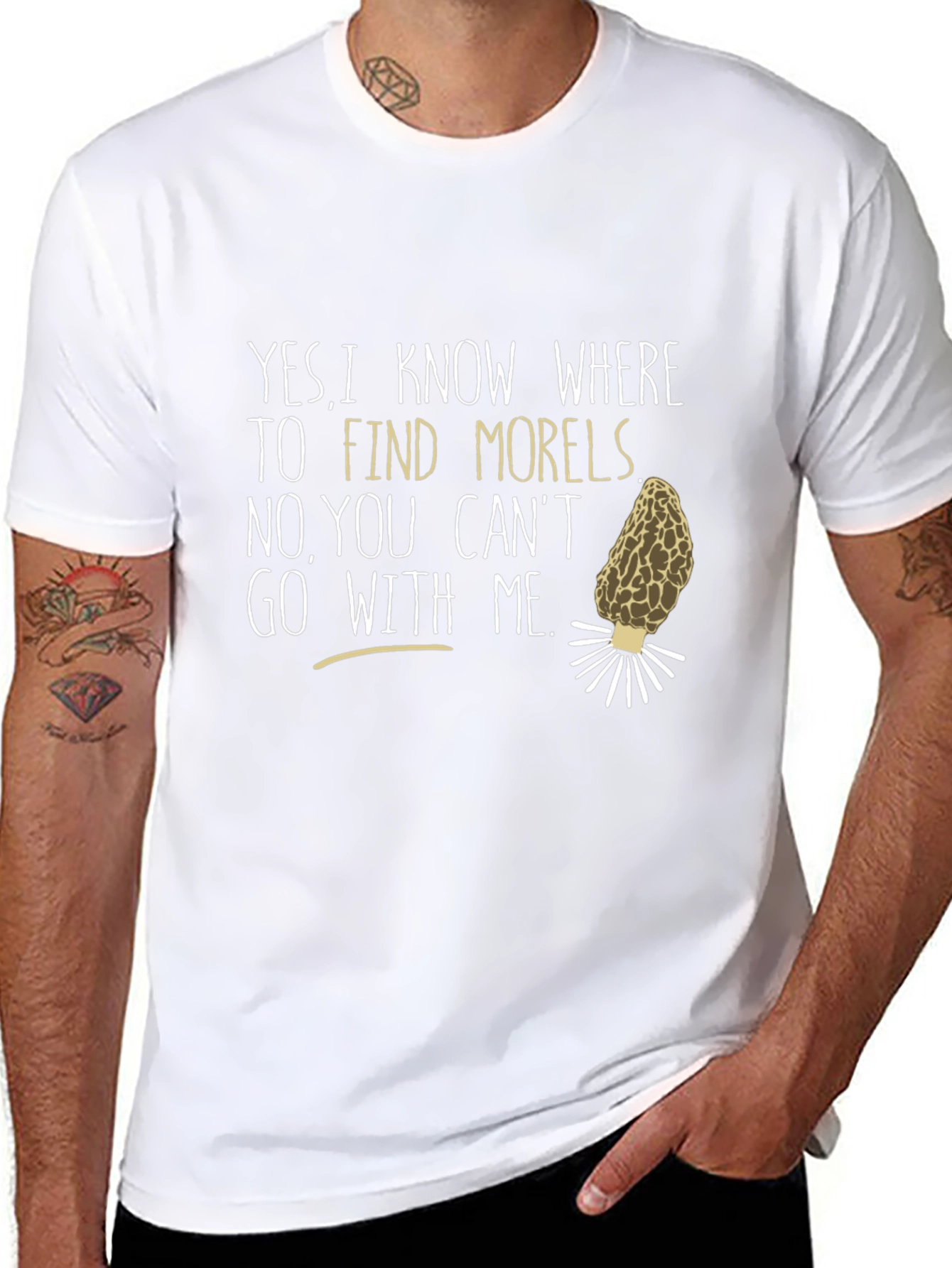 Morels Hunting T-Shirt - Funny Mushroom Hunter Tee