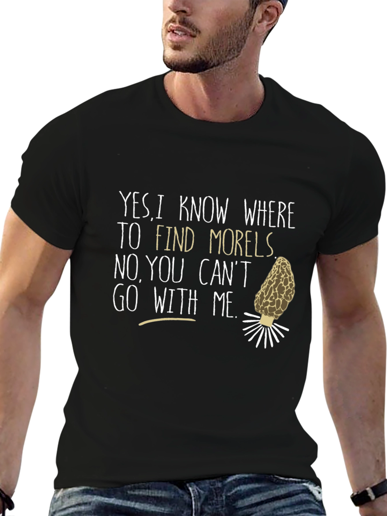 Morels Hunting T-Shirt - Funny Mushroom Hunter Tee