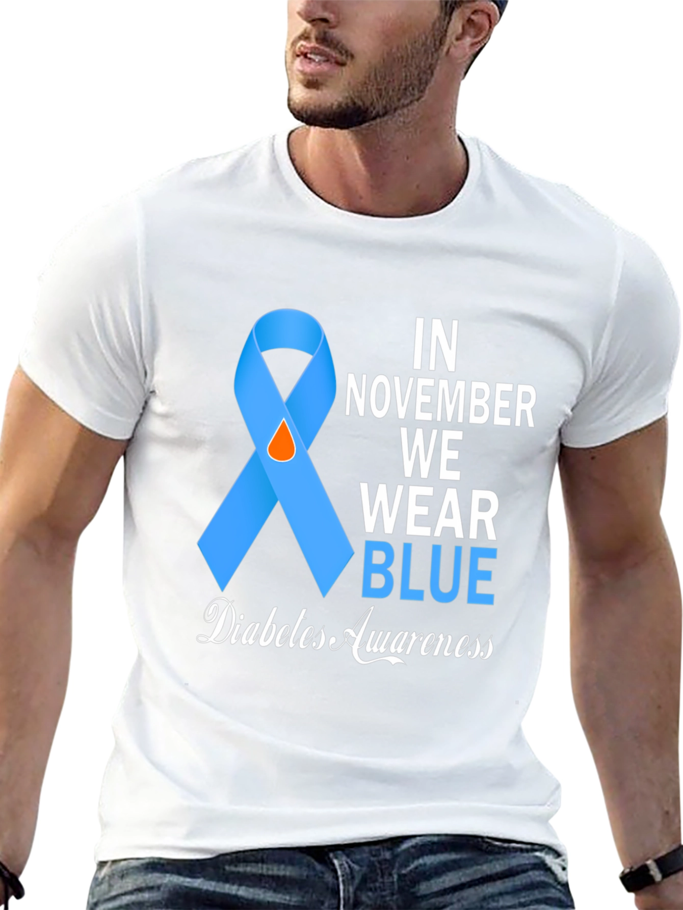 Diabetes Awareness T-Shirt: In November We Wear Blue