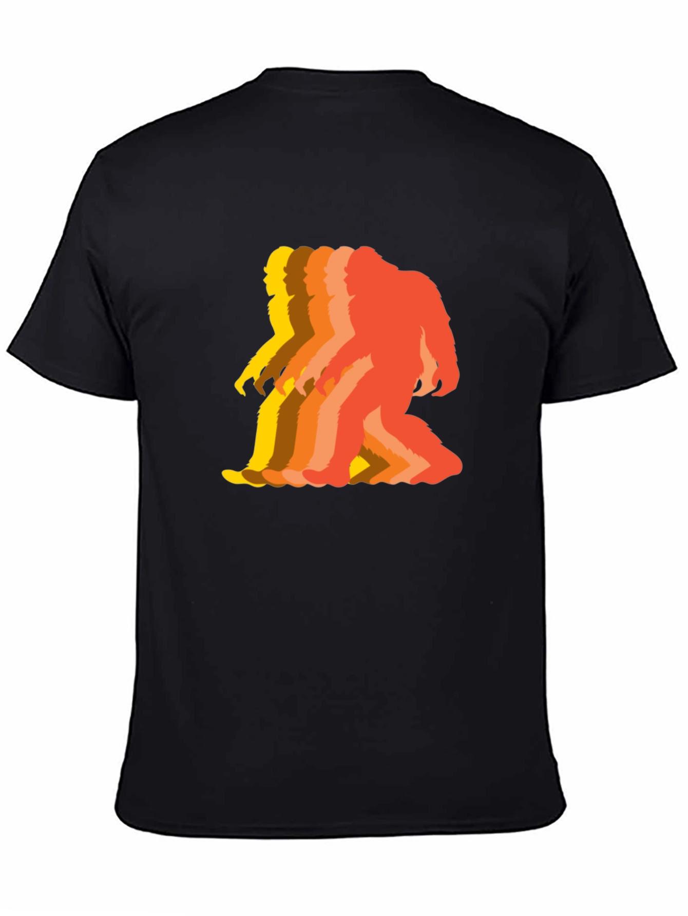Retro Bigfoot T-Shirt - Squatch Silhouette Tee