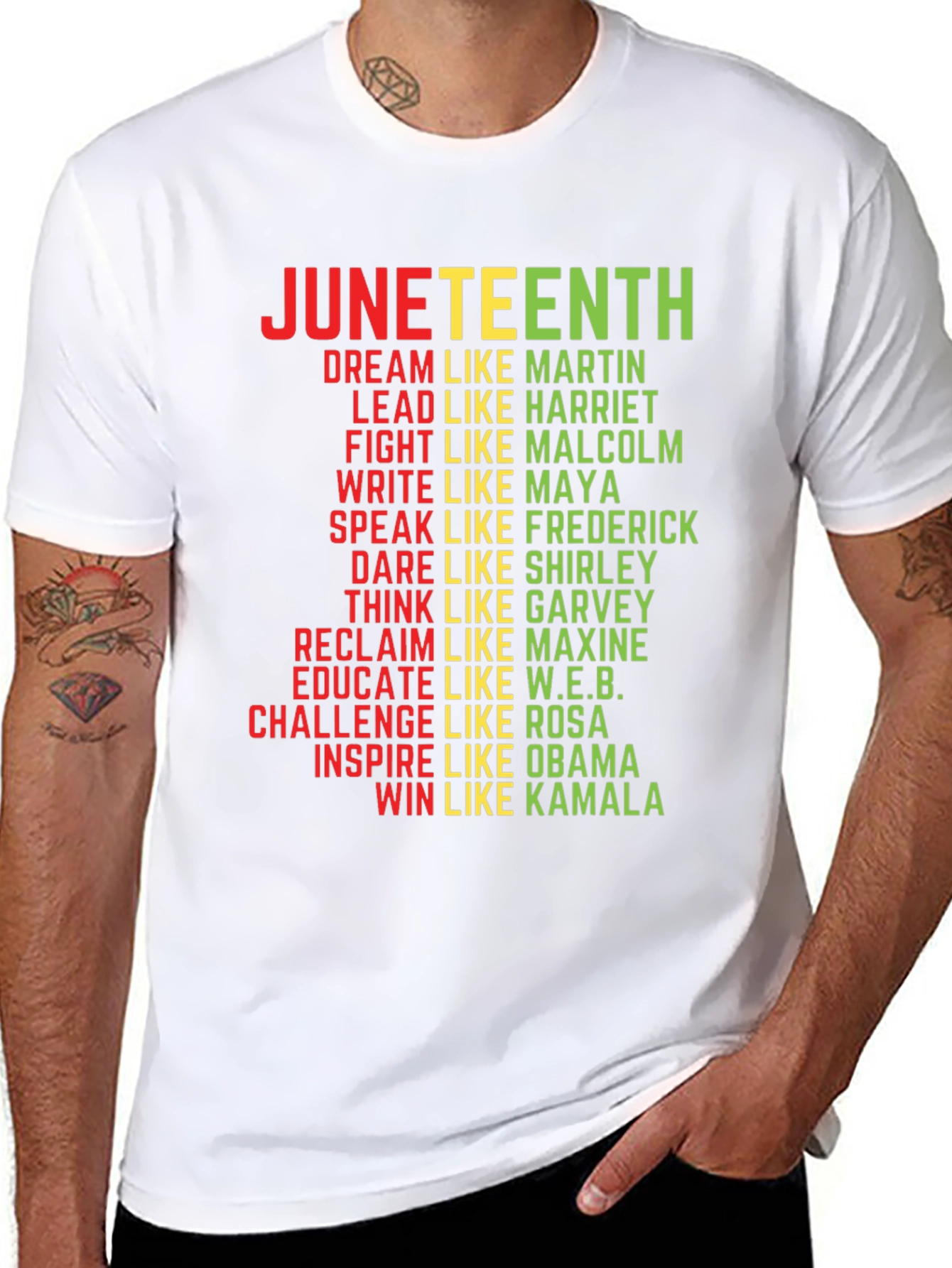 Juneteenth Dream Like Martin T-Shirt