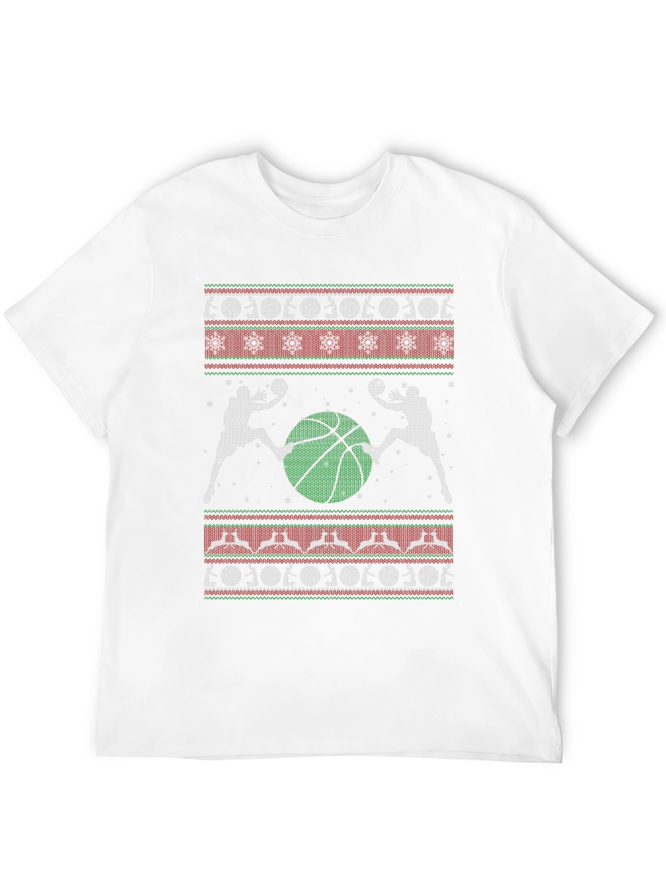 Basketball Christmas T-Shirt