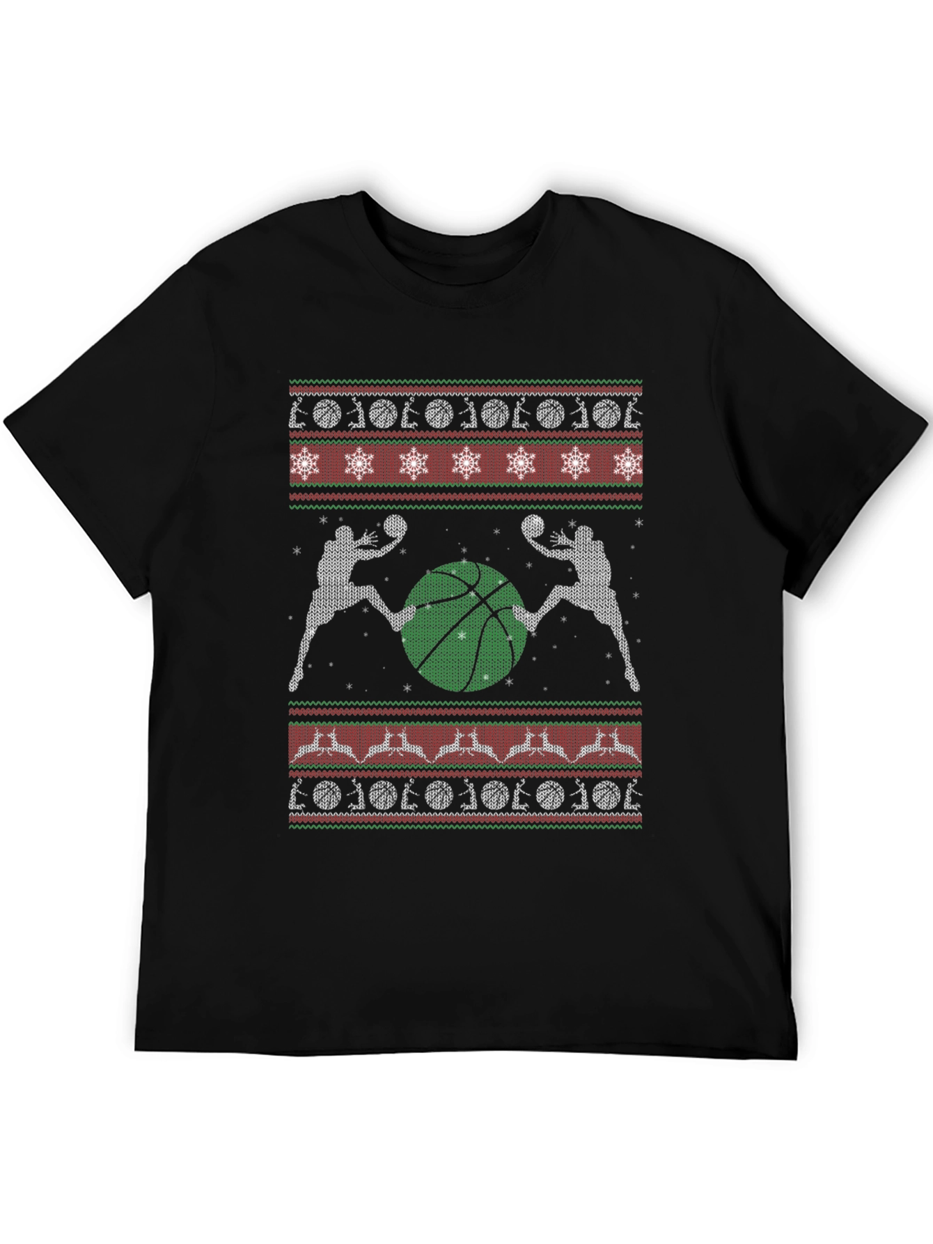Basketball Christmas T-Shirt