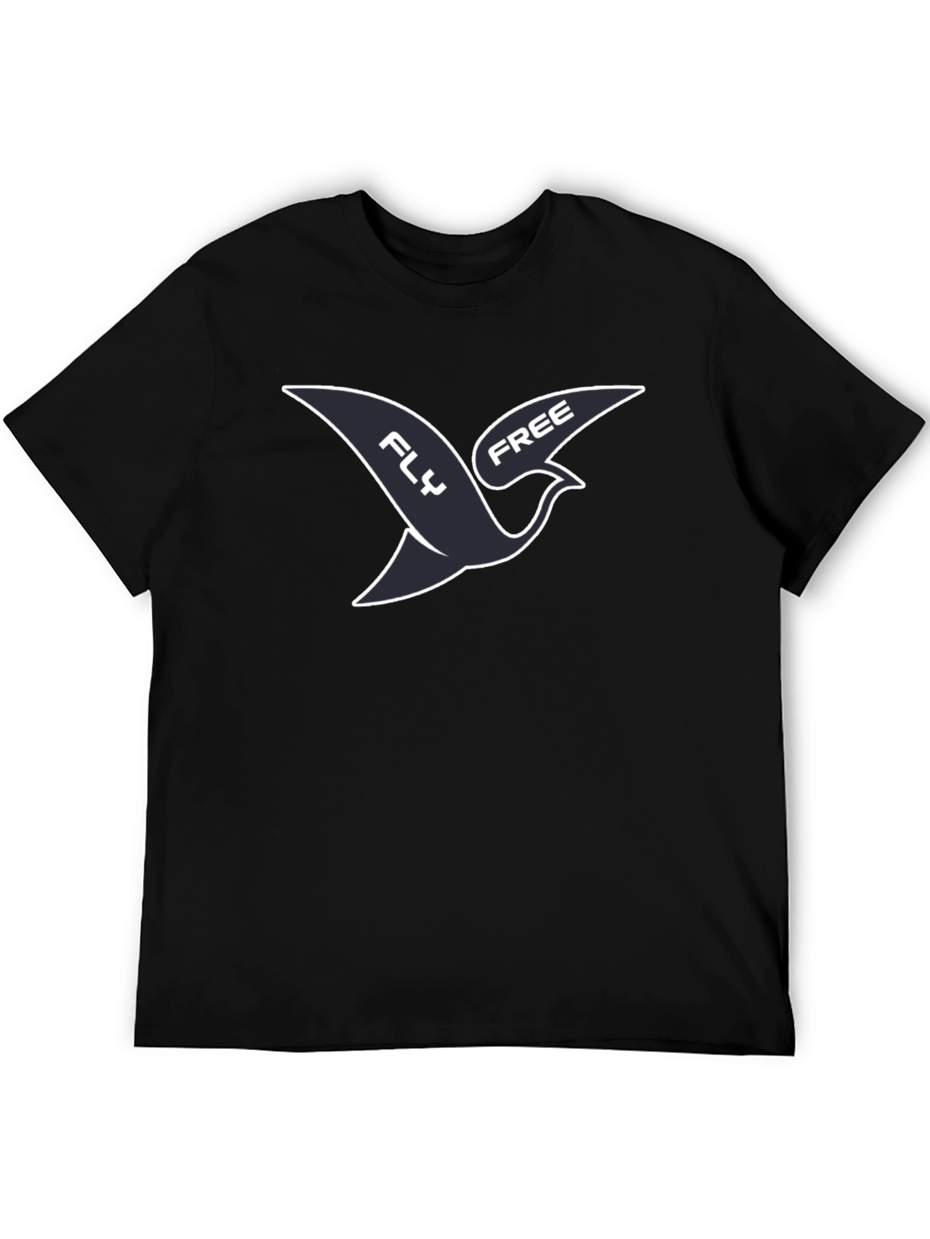 Fly Free Graphic Tee - Mens Casual Shirt