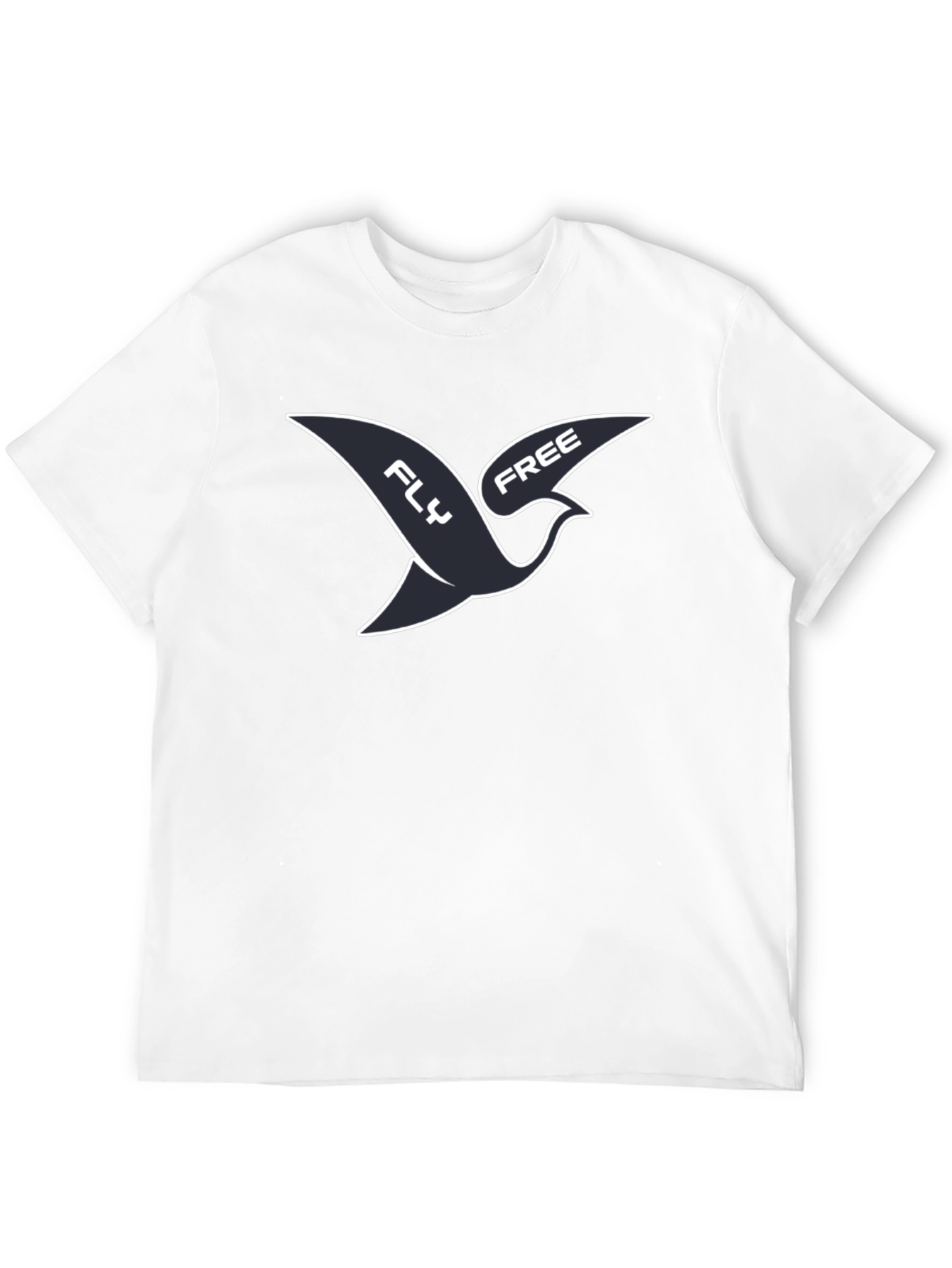 Fly Free Graphic Tee - Mens Casual Shirt