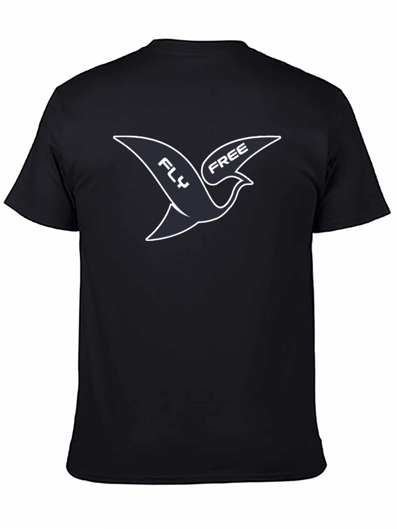 Fly Free Graphic Tee - Mens Casual Shirt
