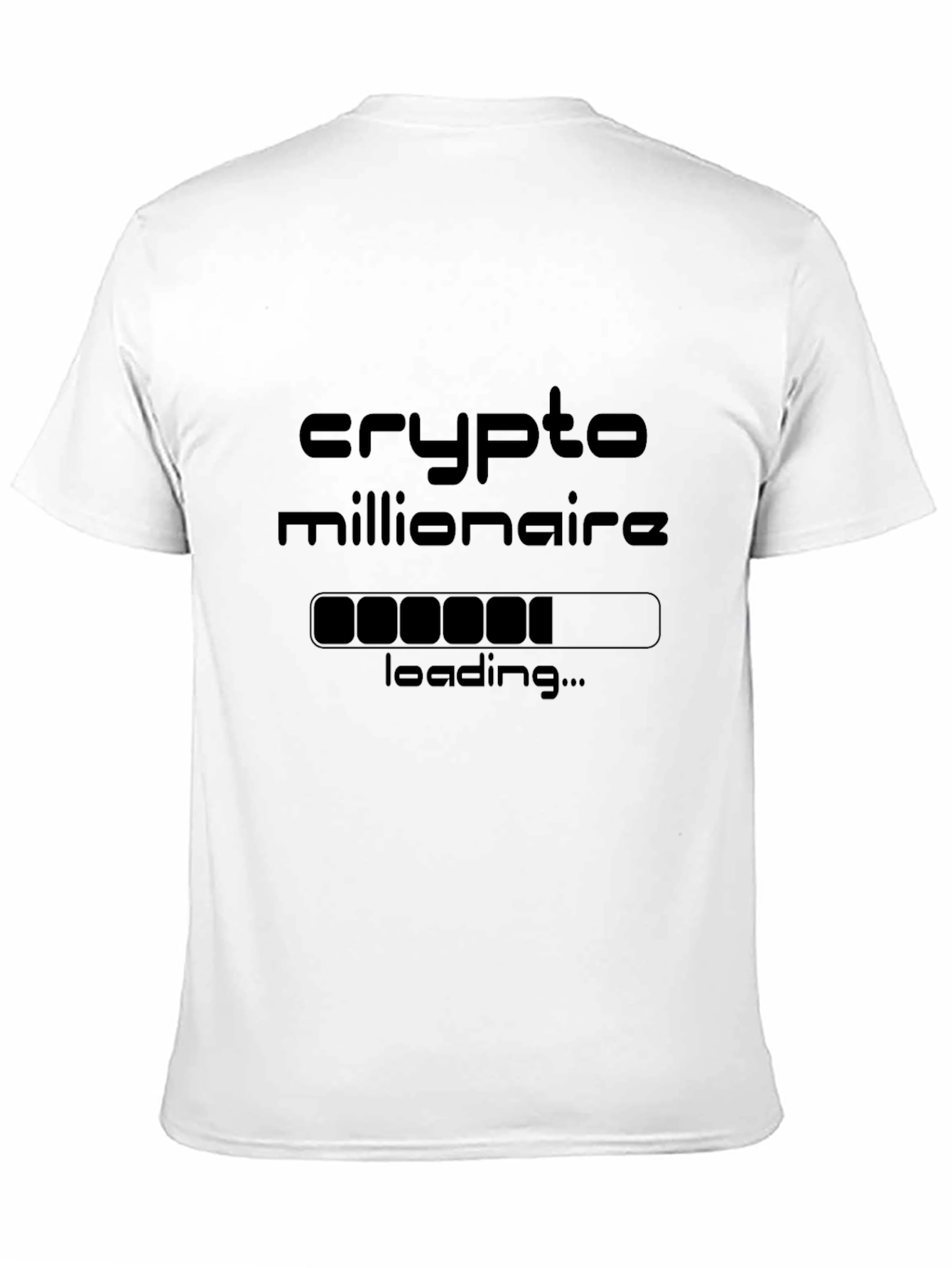 Crypto Millionaire Loading T-Shirt - Black