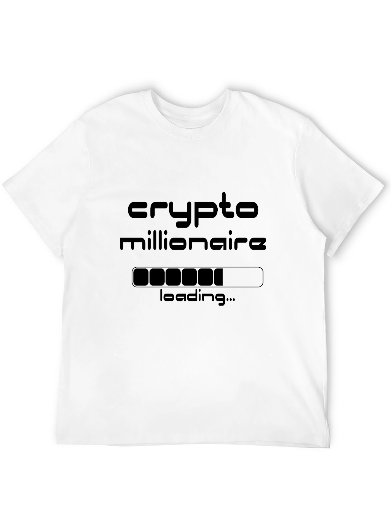 Crypto Millionaire Loading T-Shirt - Black
