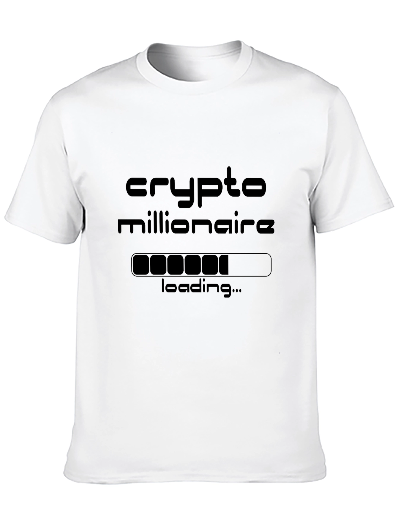 Crypto Millionaire Loading T-Shirt - Black