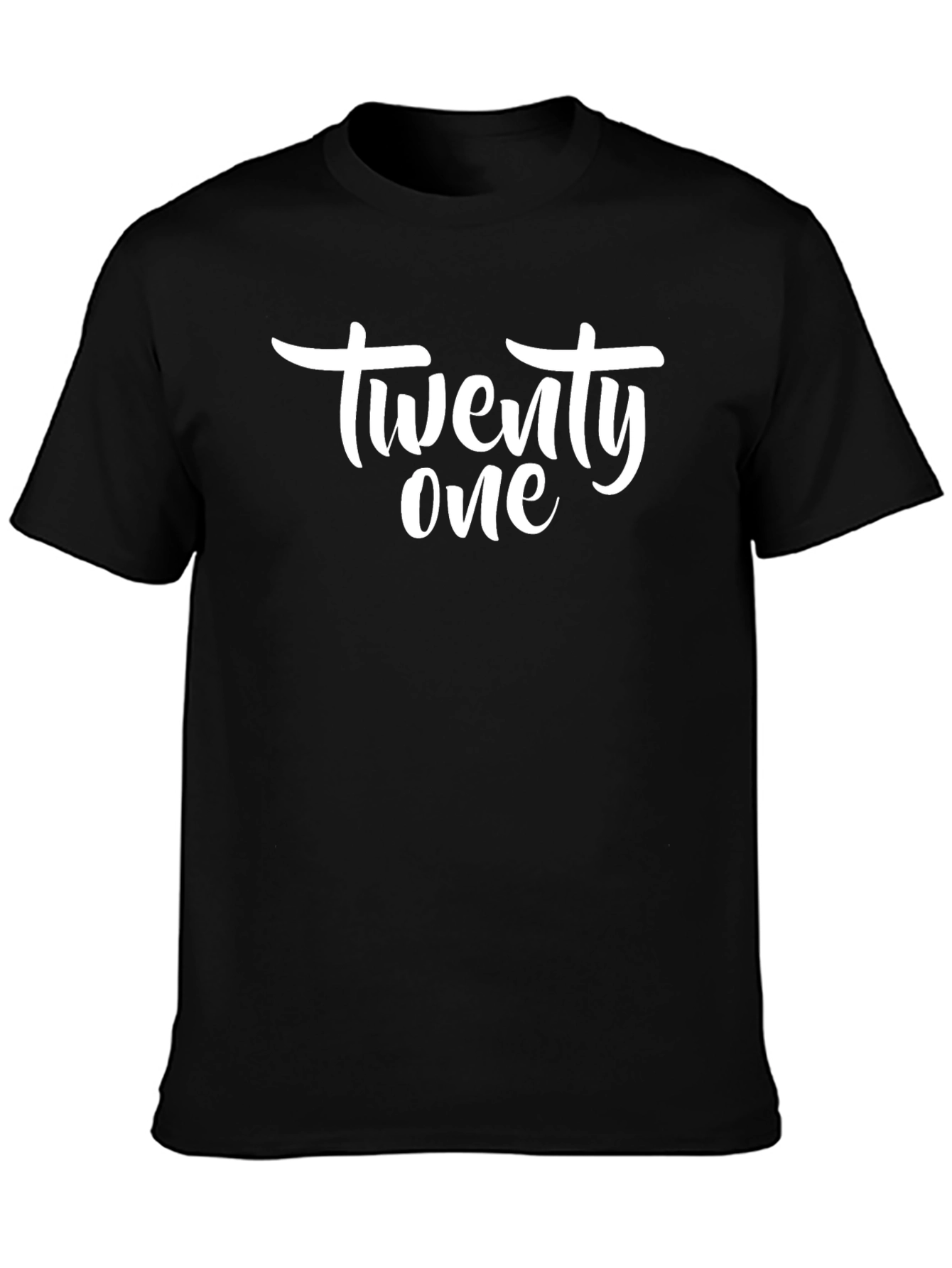 Twenty One Graphic T-Shirt - Black